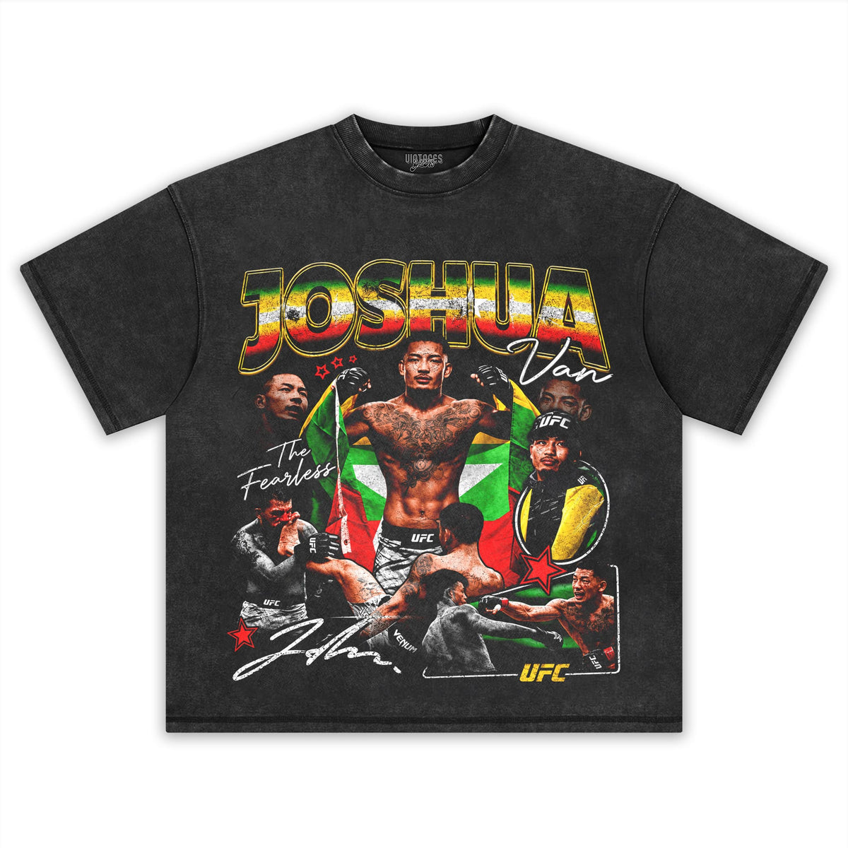 JOSHUA VAN - THE FEARLESS SIGNATURE V2 TANK TOP & TEE & LONG SLEEVE & LAYERED LS & HOODIE