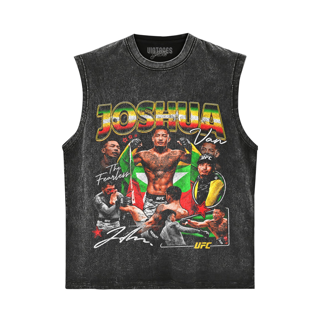 JOSHUA VAN - THE FEARLESS SIGNATURE V2 TANK TOP & TEE & LONG SLEEVE & LAYERED LS & HOODIE