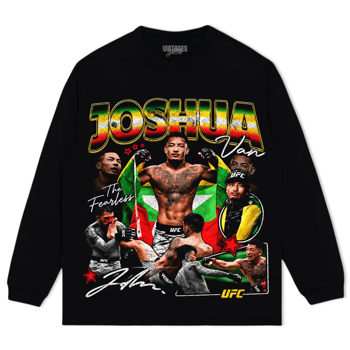 JOSHUA VAN - THE FEARLESS SIGNATURE V2 TANK TOP & TEE & LONG SLEEVE & LAYERED LS & HOODIE