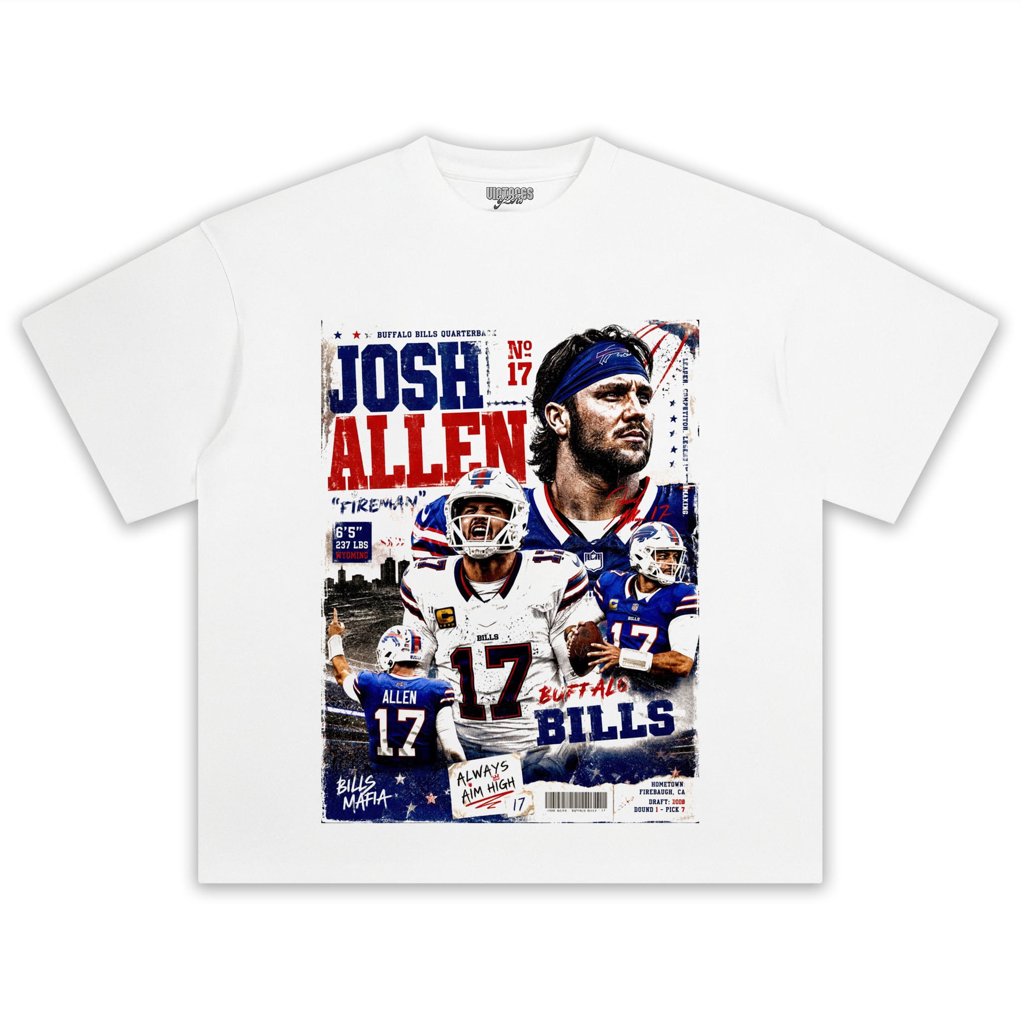 JOSH ALLEN - COLLAGE-VINTAGE TEE & LONG SLEEVE