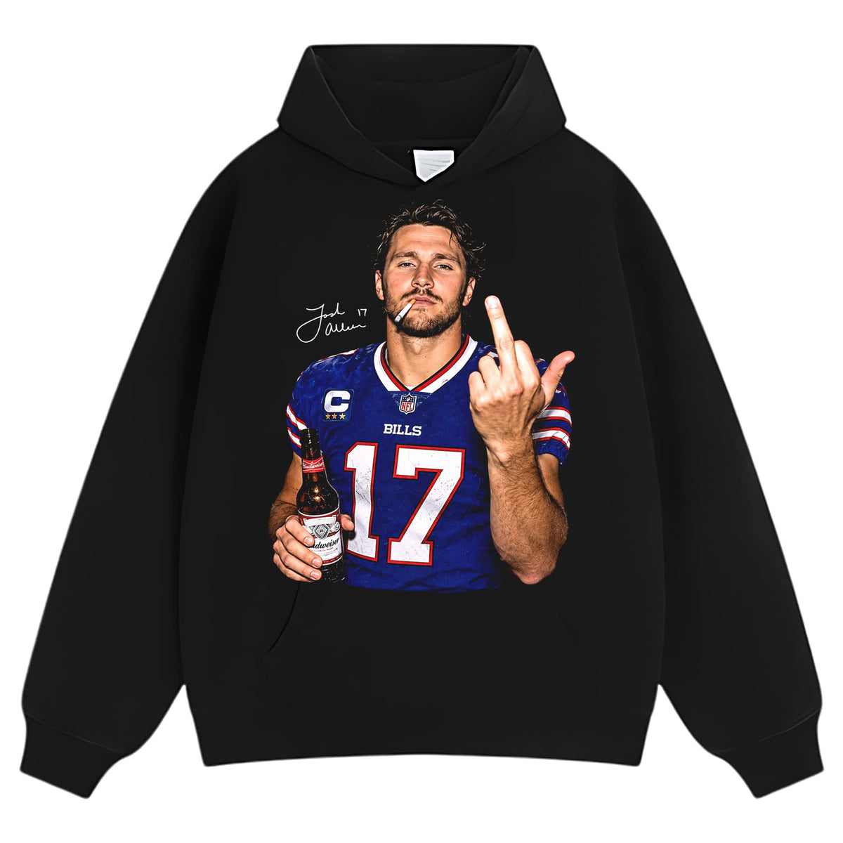 JOSH ALLEN MIDDLE FINGER V2 TANK TOP & TEE & LONG SLEEVE & LAYERED LS & HOODIE