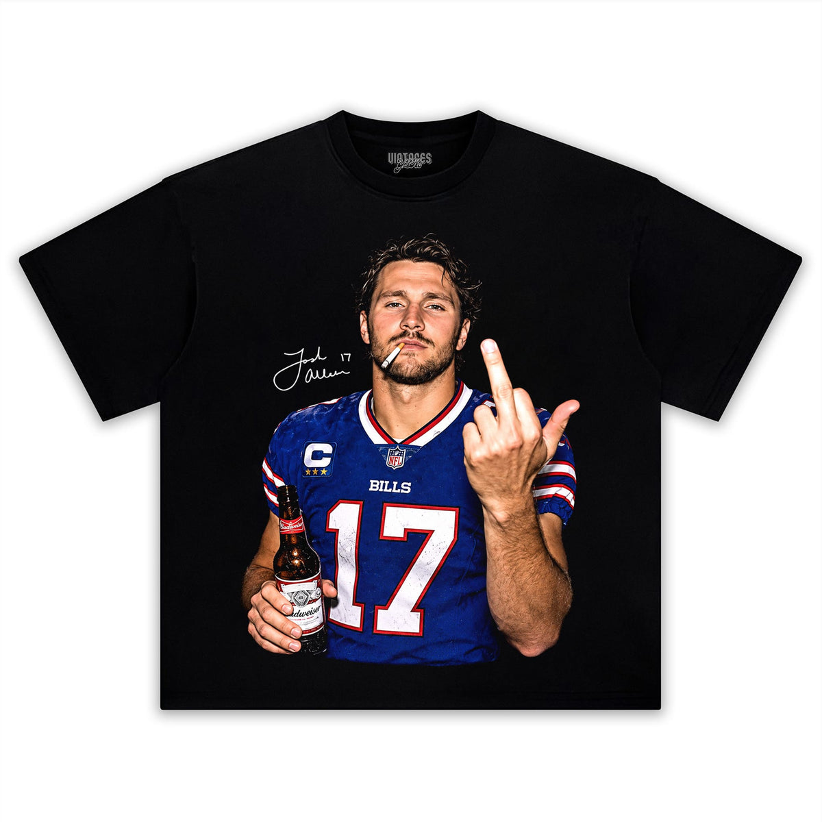 JOSH ALLEN MIDDLE FINGER V2 TANK TOP & TEE & LONG SLEEVE & LAYERED LS & HOODIE