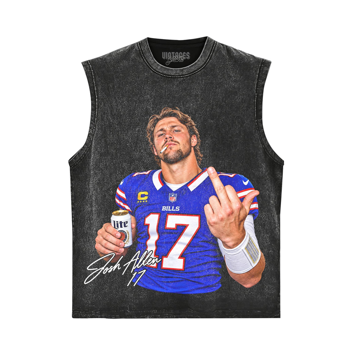 JOSH ALLEN MIDDLE FINGER V3 TANK TOP & TEE & LONG SLEEVE & LAYERED LS & HOODIE