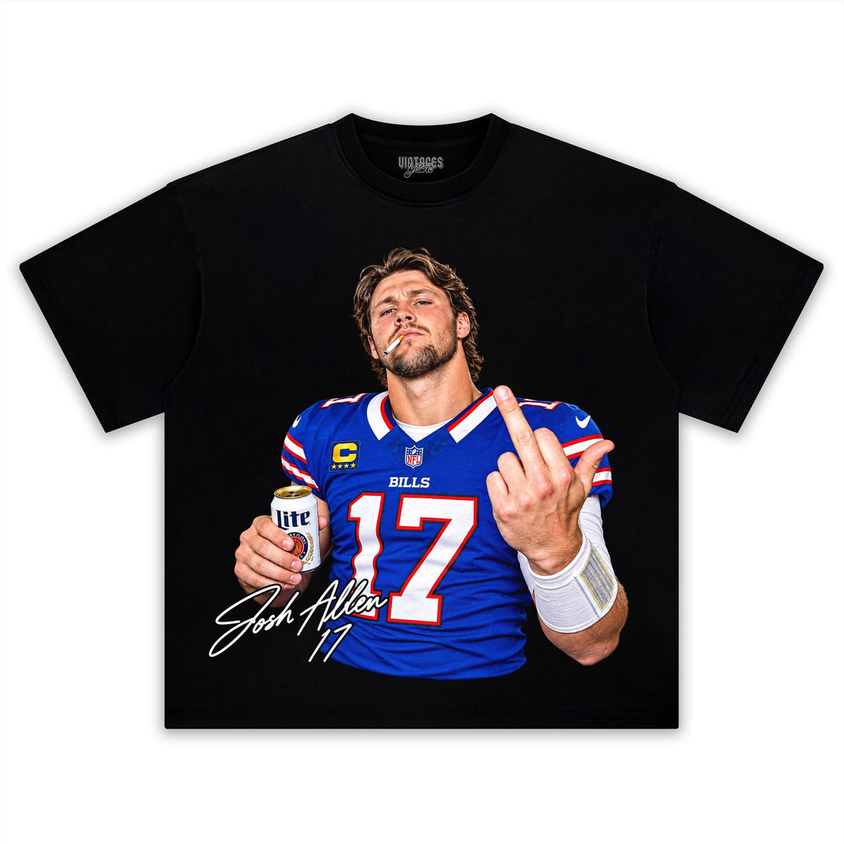 JOSH ALLEN MIDDLE FINGER V3 TANK TOP & TEE & LONG SLEEVE & LAYERED LS & HOODIE