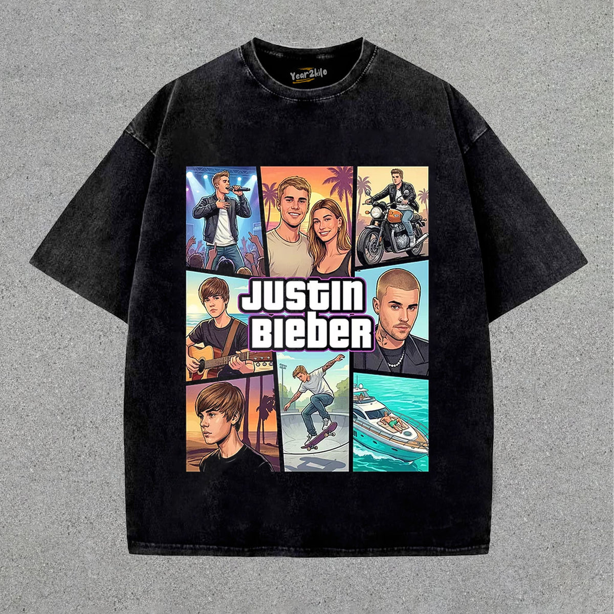 JUSTIN BIEBER TANK TOP & TEE & LONG SLEEVE & LAYERED LS & HOODIE