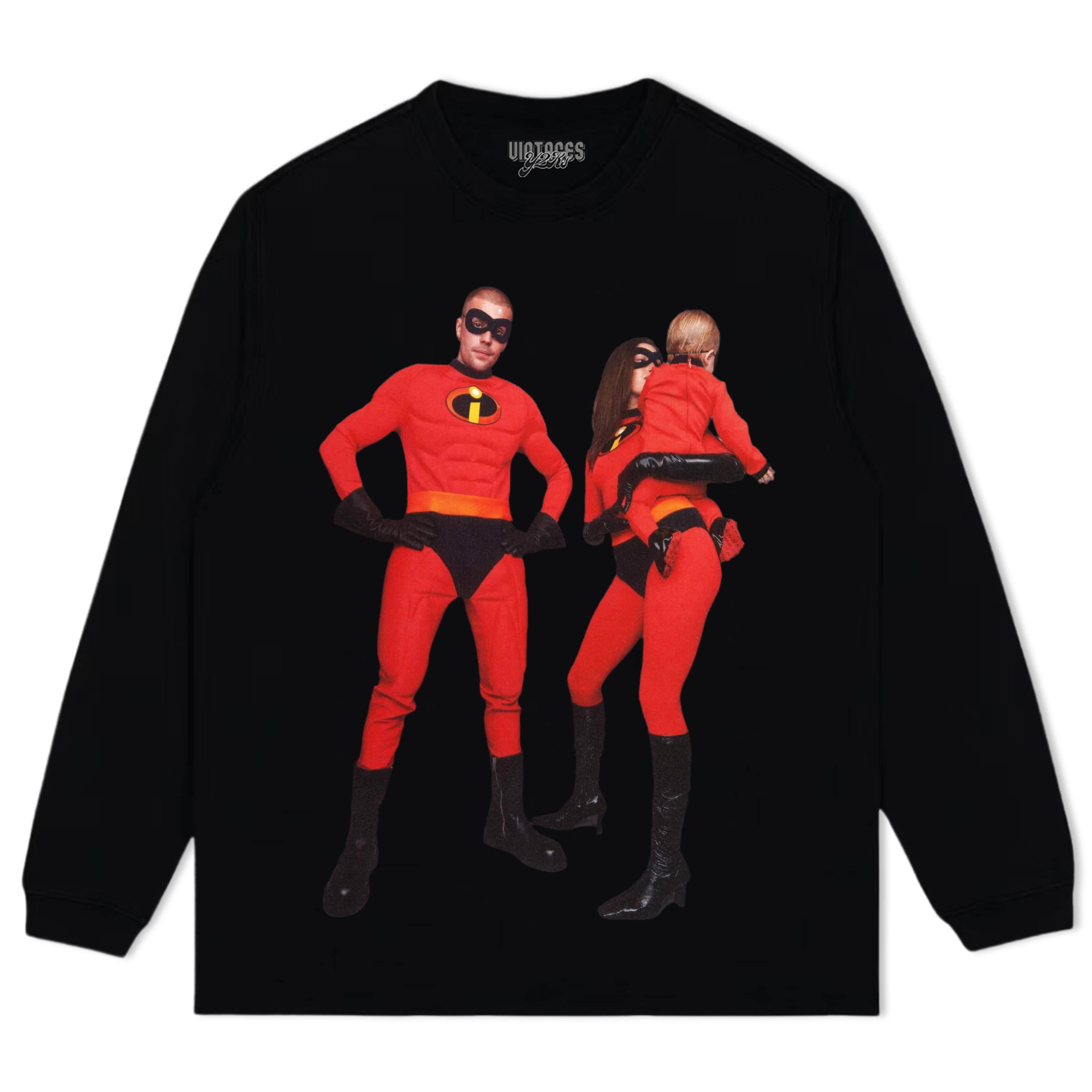 JUSTIN BIEBER & THE INCREDIBLES V2 TEE & LS & HOODIE