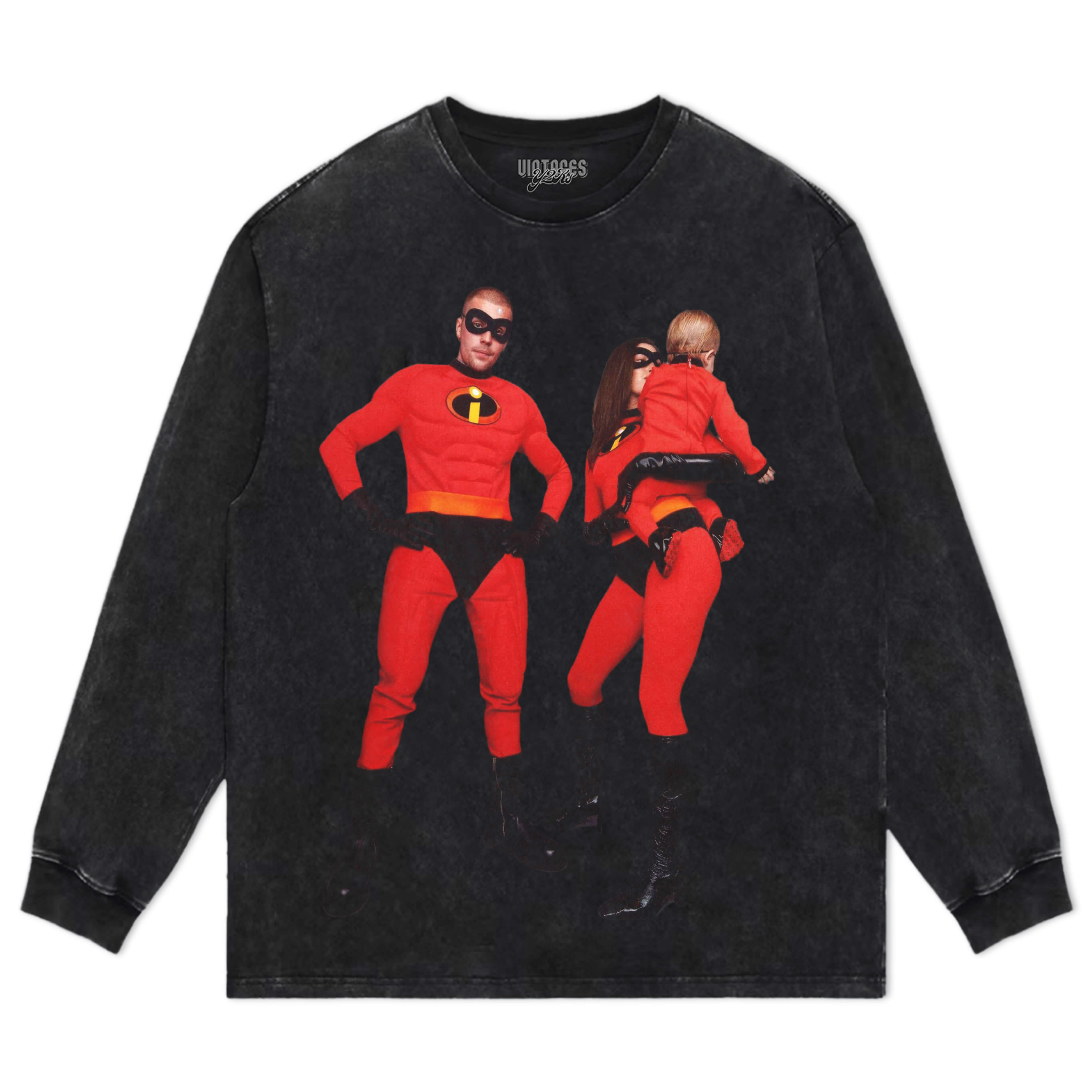 JUSTIN BIEBER & THE INCREDIBLES V2 TEE & LS & HOODIE