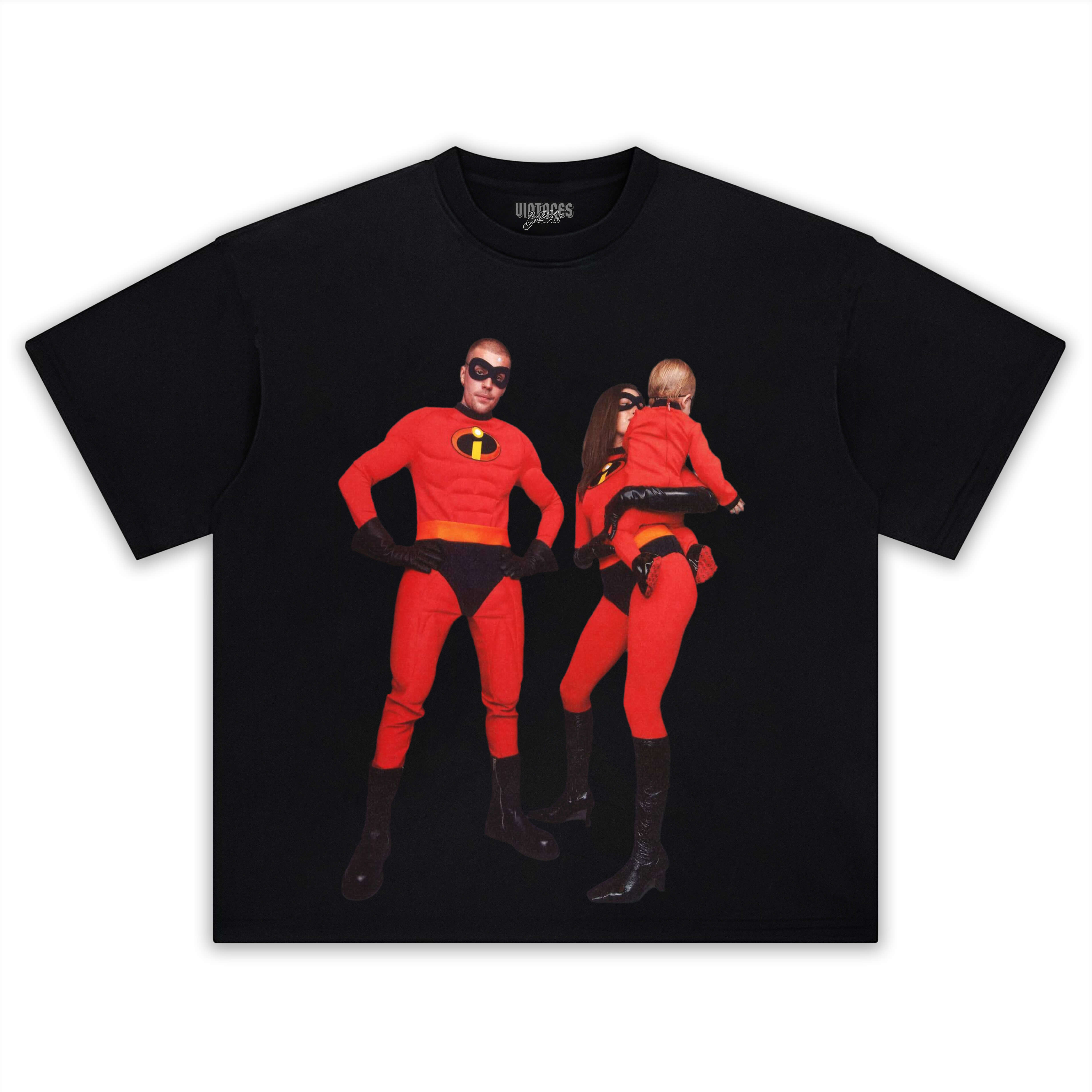 JUSTIN BIEBER & THE INCREDIBLES V2 TEE & LS & HOODIE