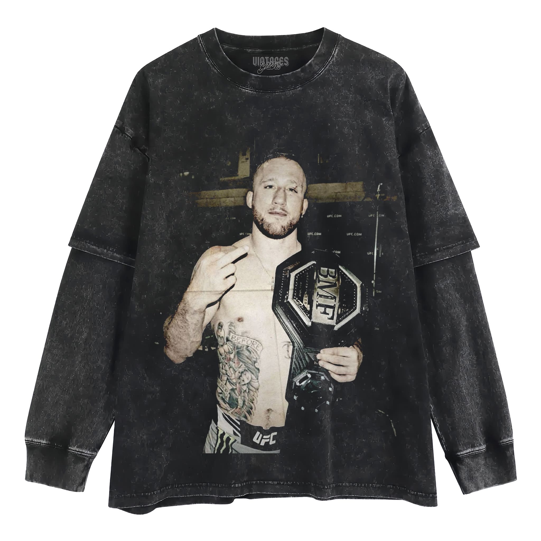 JUSTIN GAETHJE - BMF TANK TOP & TEE & LONG SLEEVE & LAYERED LS & HOODIE