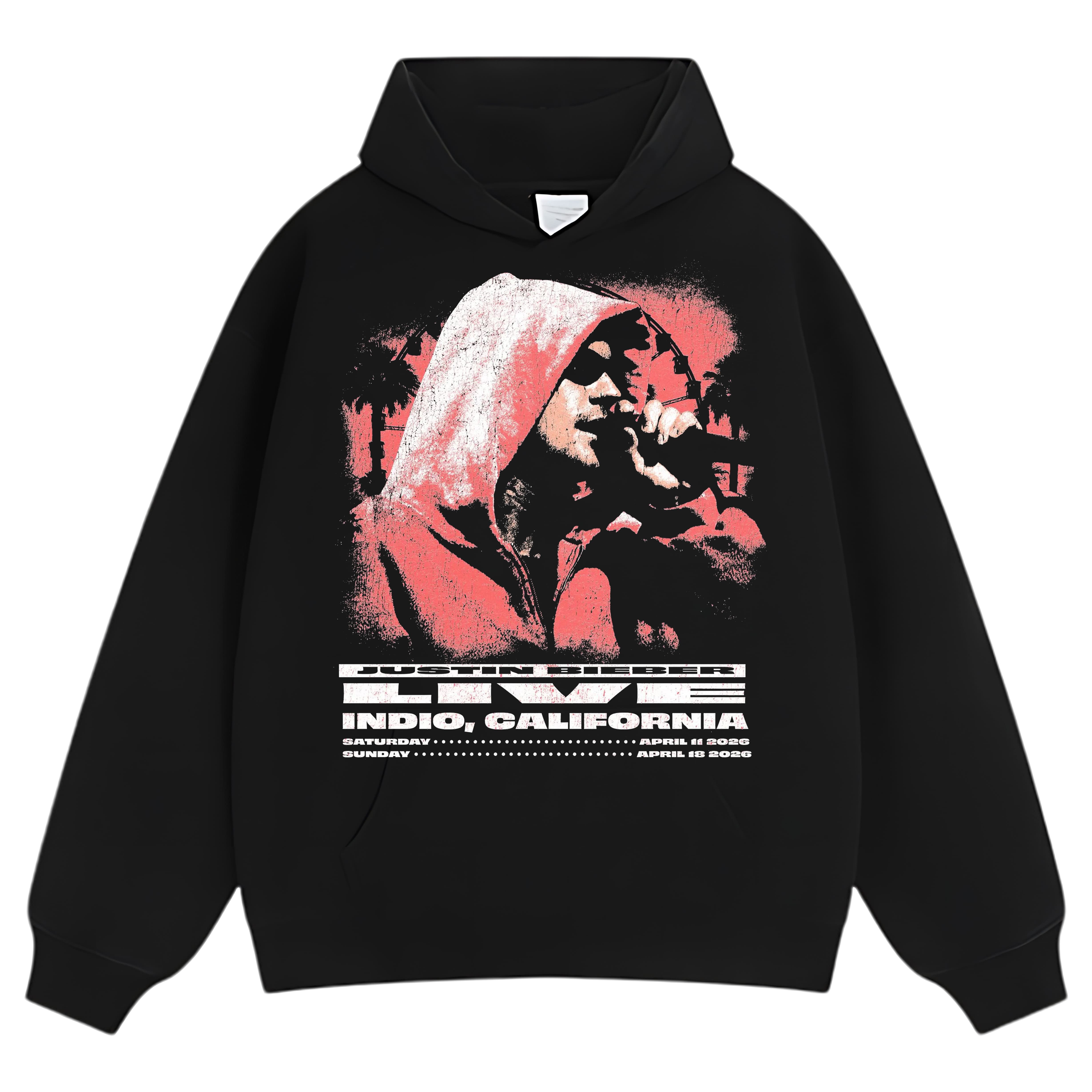 JUSTIN BIEBER 2026 COACHELLA 2 TANK TOP & TEE & LONG SLEEVE & LAYERED LS & HOODIE