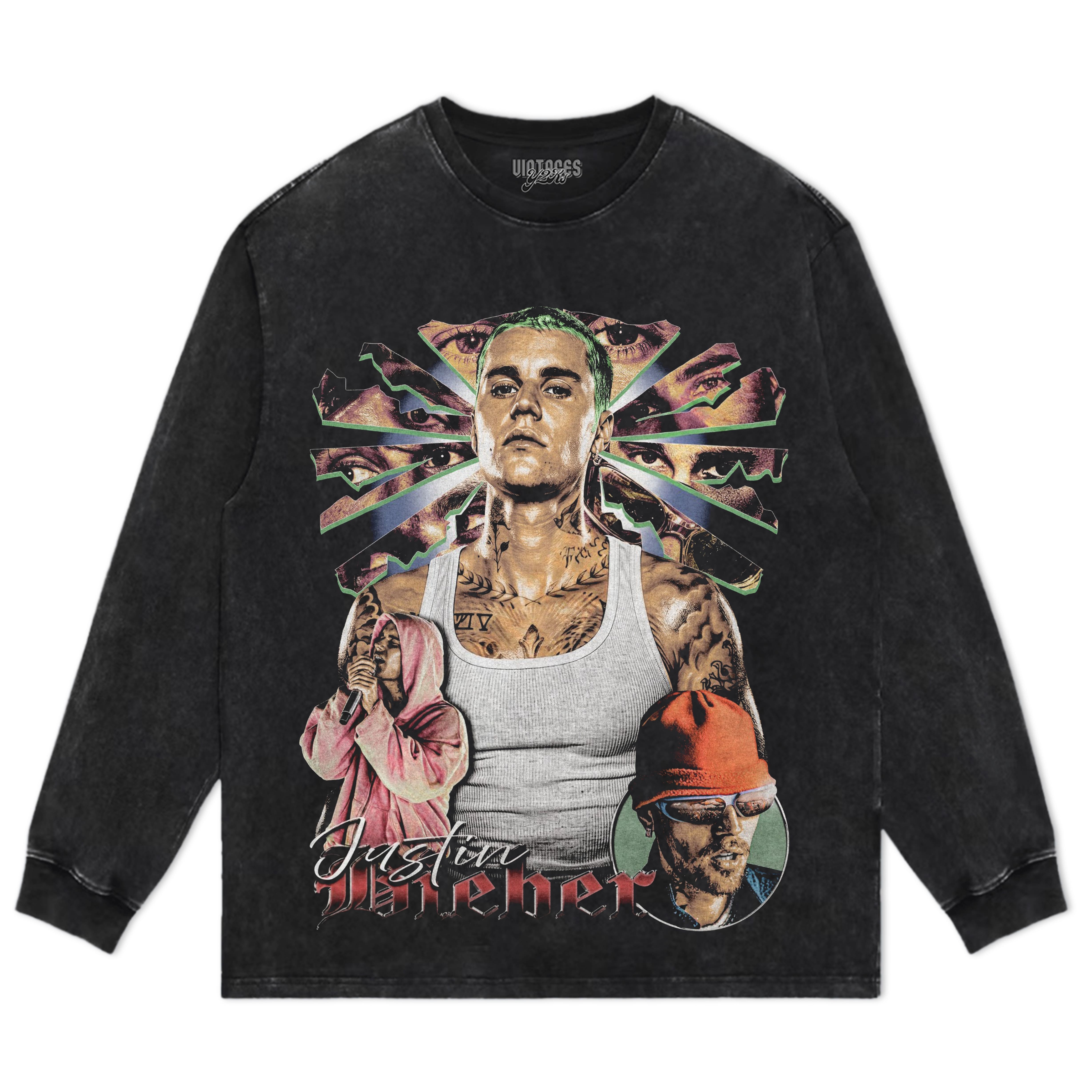 JUSTIN BIEBER 2026 VINTAGE V2 TANK TOP & TEE & LONG SLEEVE & LAYERED LS & HOODIE