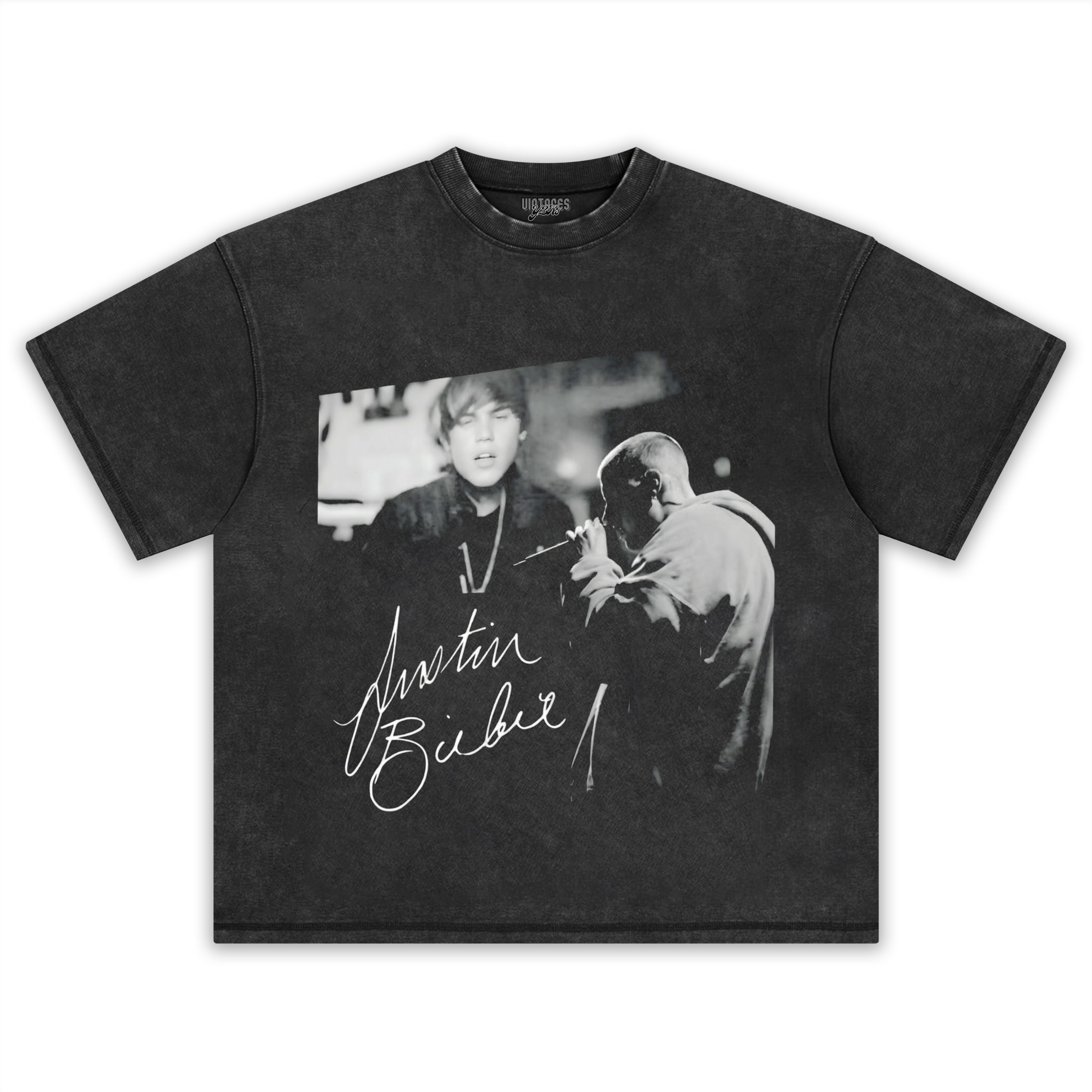 JUSTIN BIEBER VINTAGE CONCERT COLLAGE TANK TOP & TEE & LONG SLEEVE & LAYERED LS & HOODIE