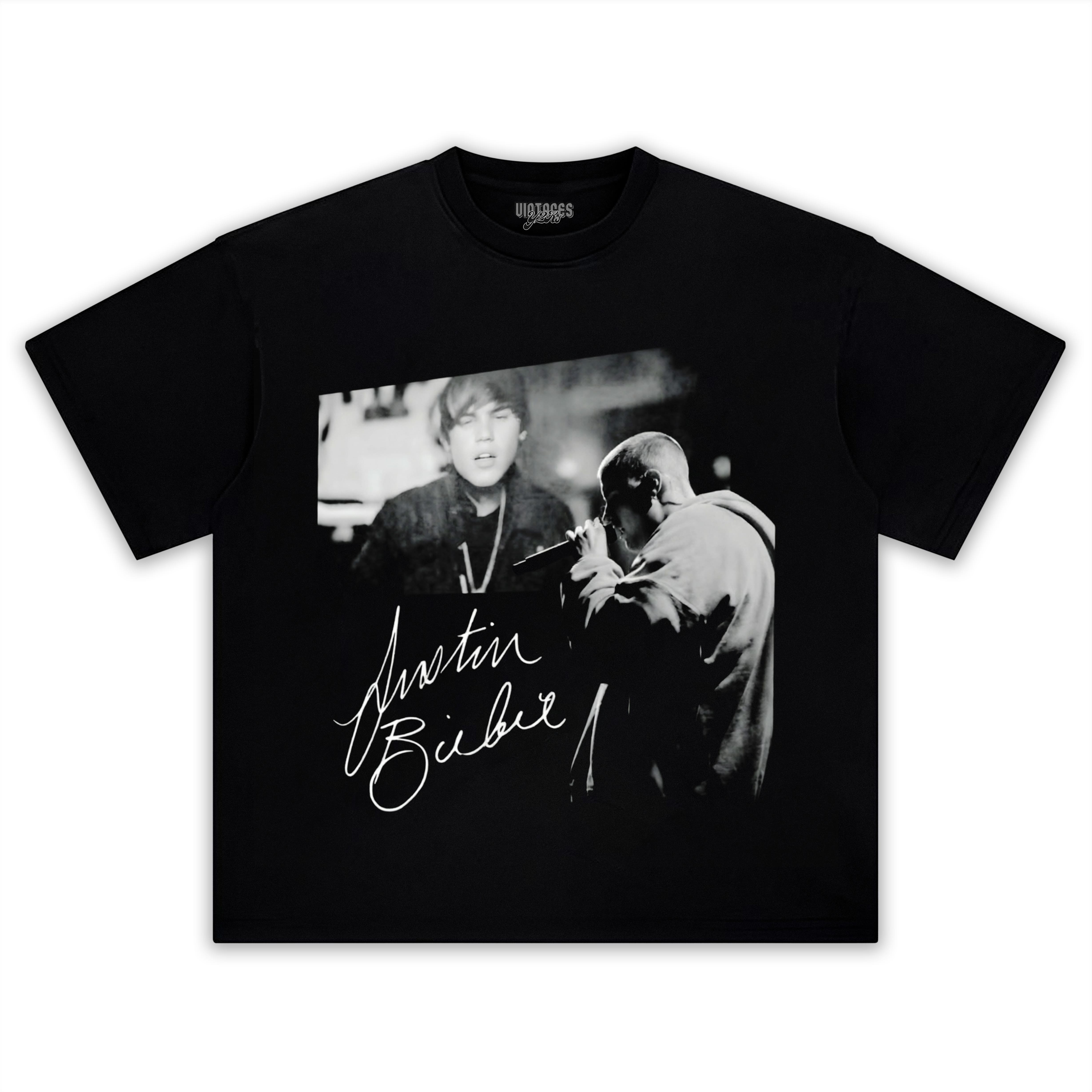 JUSTIN BIEBER VINTAGE CONCERT COLLAGE TANK TOP & TEE & LONG SLEEVE & LAYERED LS & HOODIE