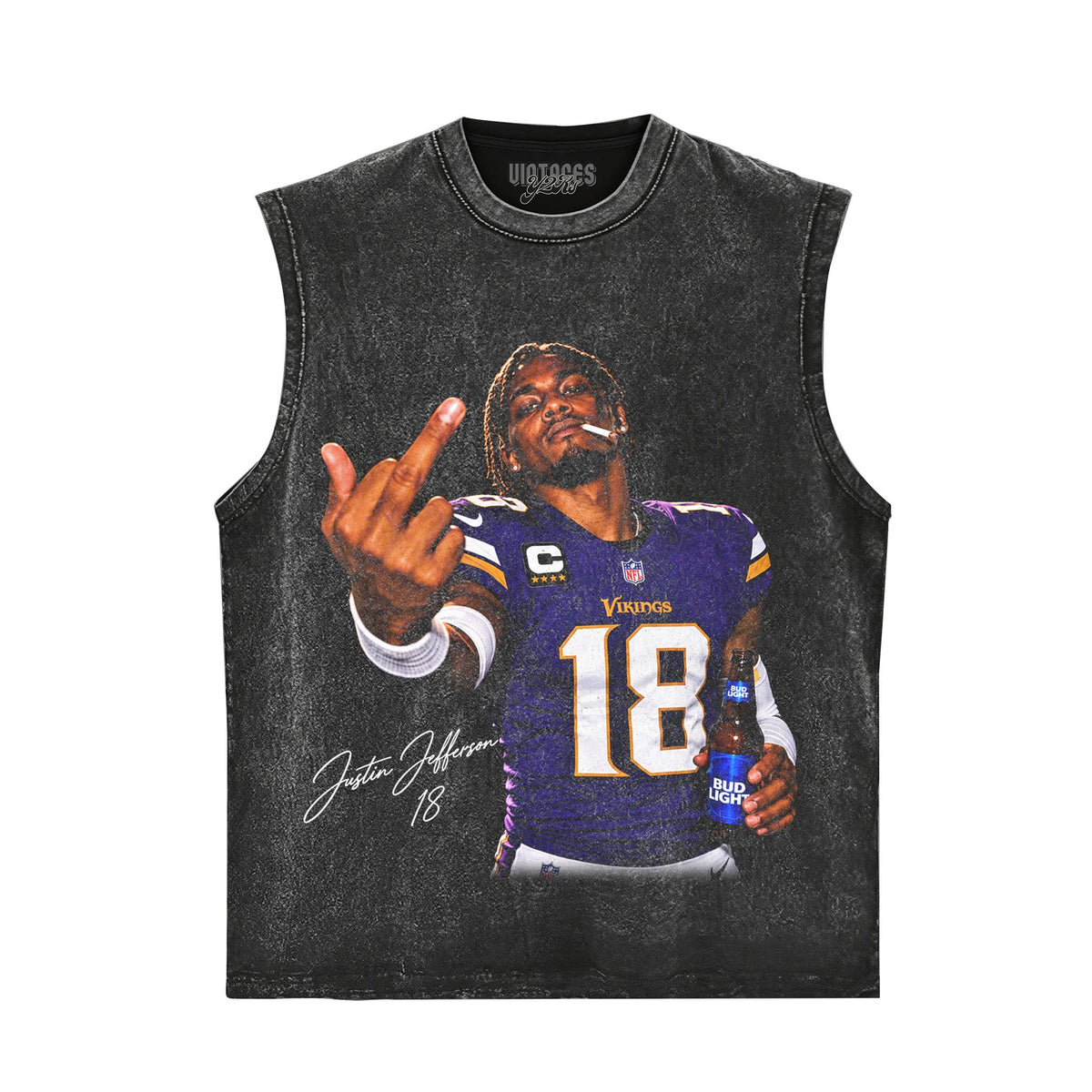 JUSTIN JEFFERSON 18 TANK TOP & TEE & LONG SLEEVE & LAYERED LS & HOODIE