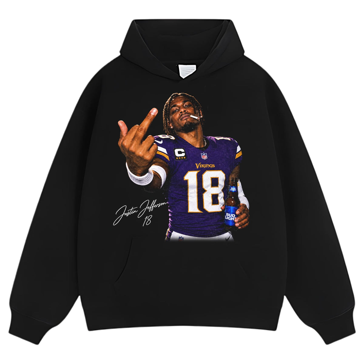 JUSTIN JEFFERSON 18 TANK TOP & TEE & LONG SLEEVE & LAYERED LS & HOODIE