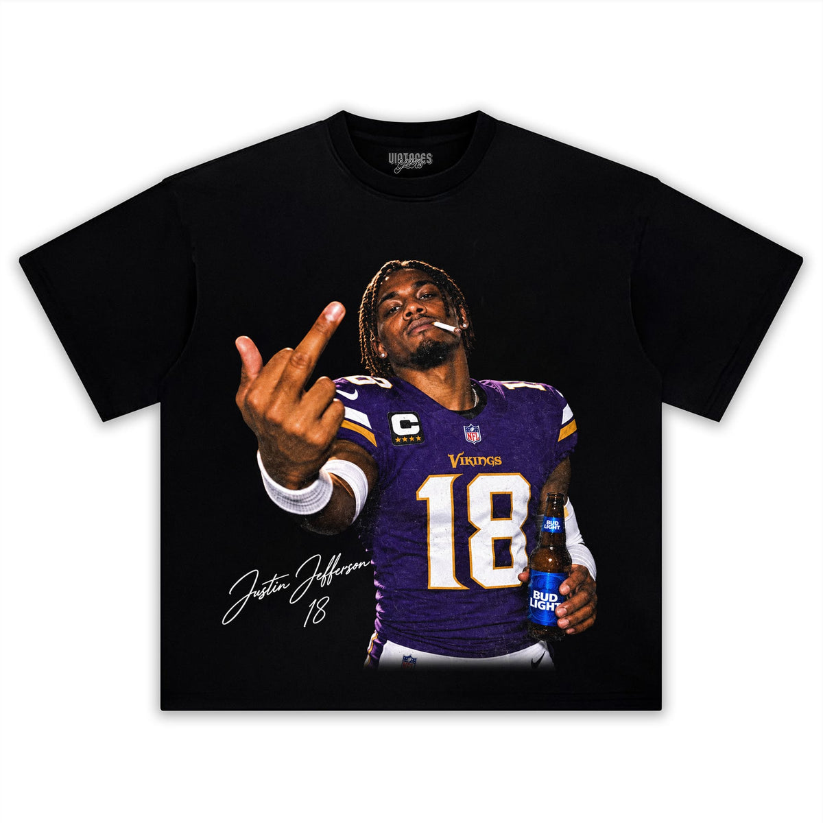 JUSTIN JEFFERSON 18 TANK TOP & TEE & LONG SLEEVE & LAYERED LS & HOODIE