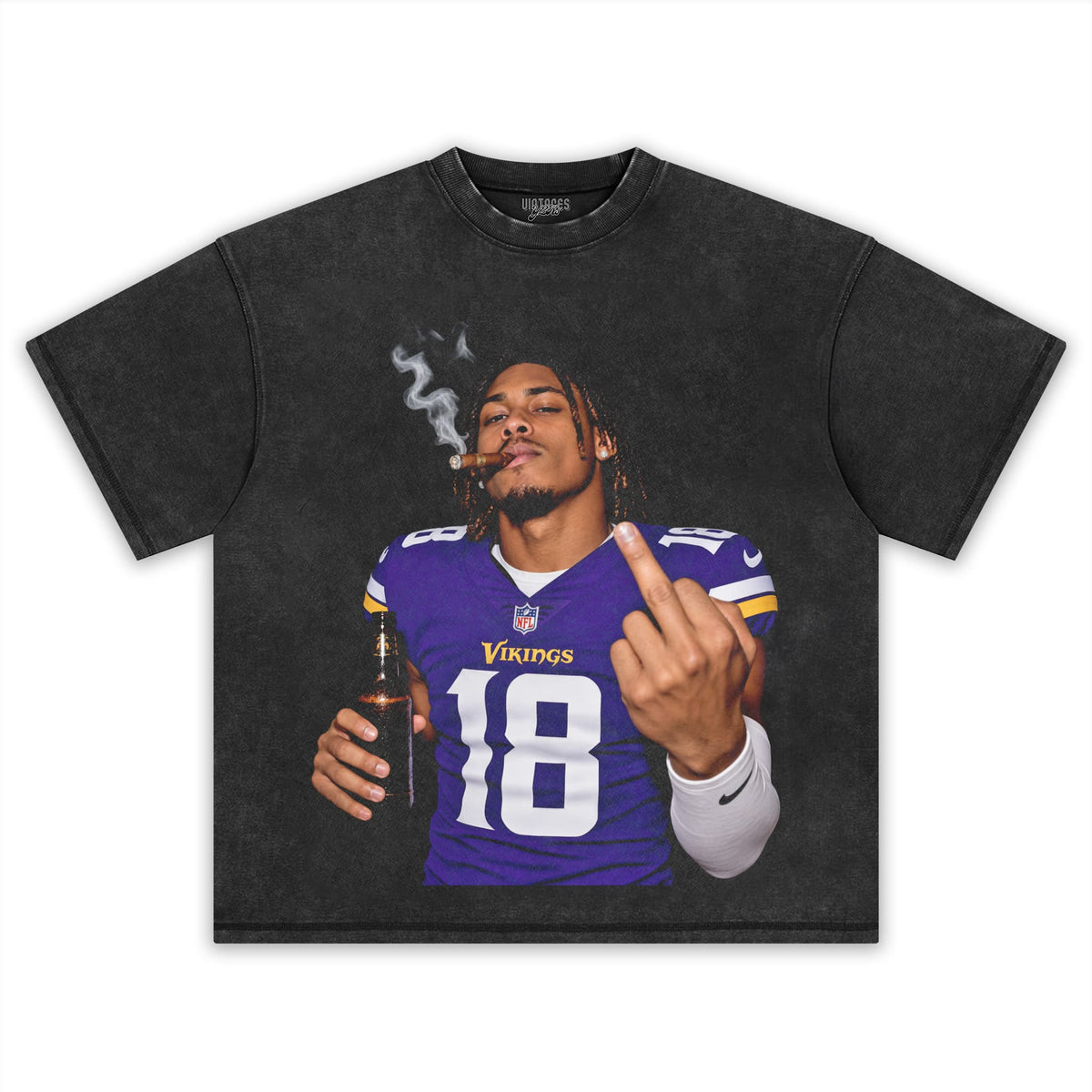 JUSTIN JEFFERSON FLIPPING IT TANK TOP & TEE & LONG SLEEVE & LAYERED LS & HOODIE