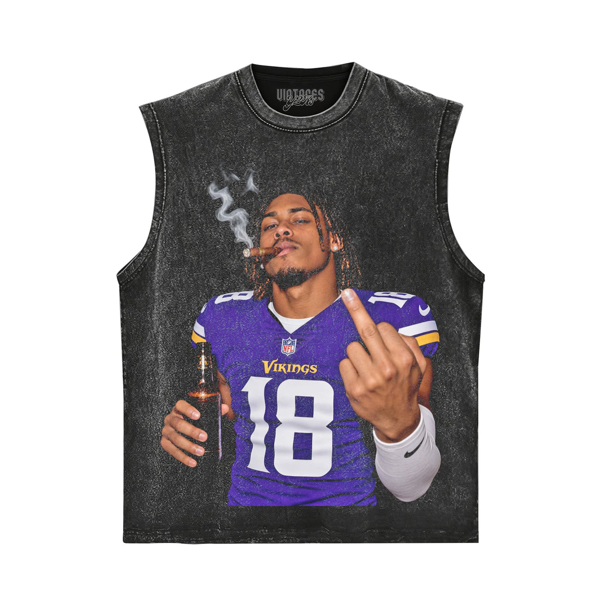 JUSTIN JEFFERSON FLIPPING IT TANK TOP & TEE & LONG SLEEVE & LAYERED LS & HOODIE