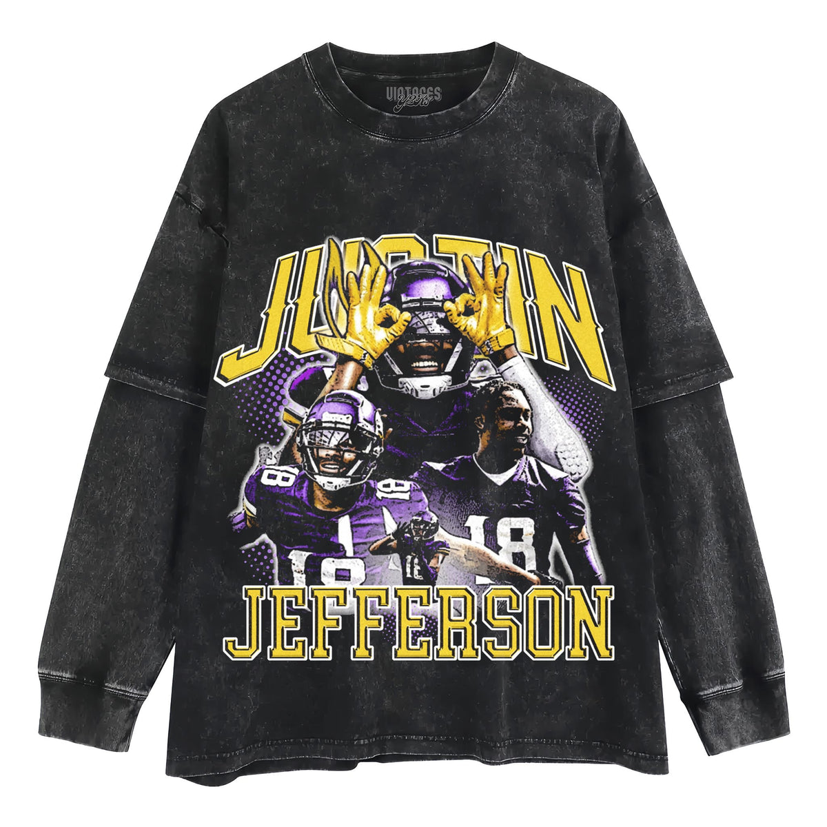 JUSTIN JEFFERSON V2 TANK TOP & TEE & LONG SLEEVE & LAYERED LS & HOODIE