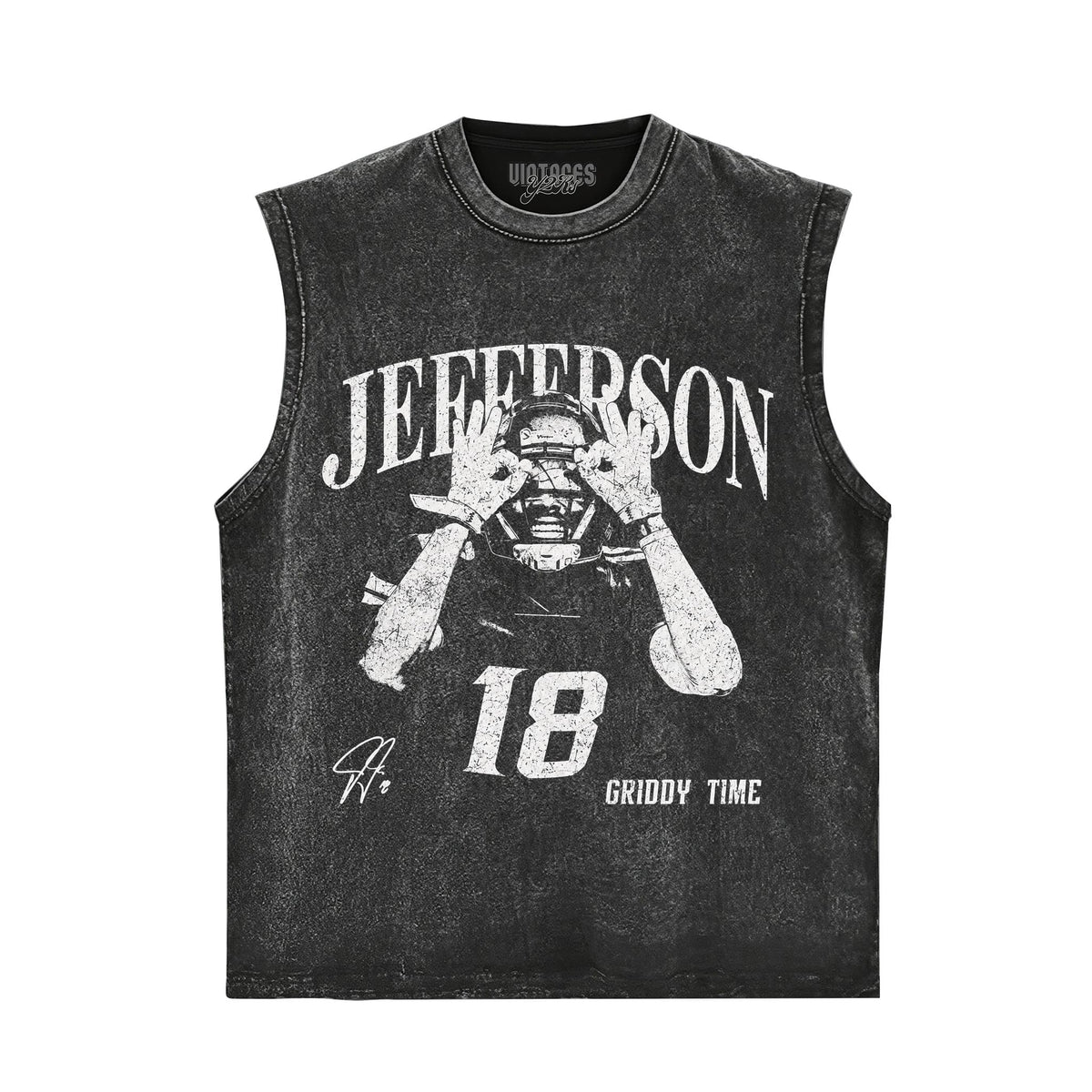 JUSTIN JEFFERSON VINTAGE TANK TOP & TEE & LONG SLEEVE & LAYERED LS & HOODIE