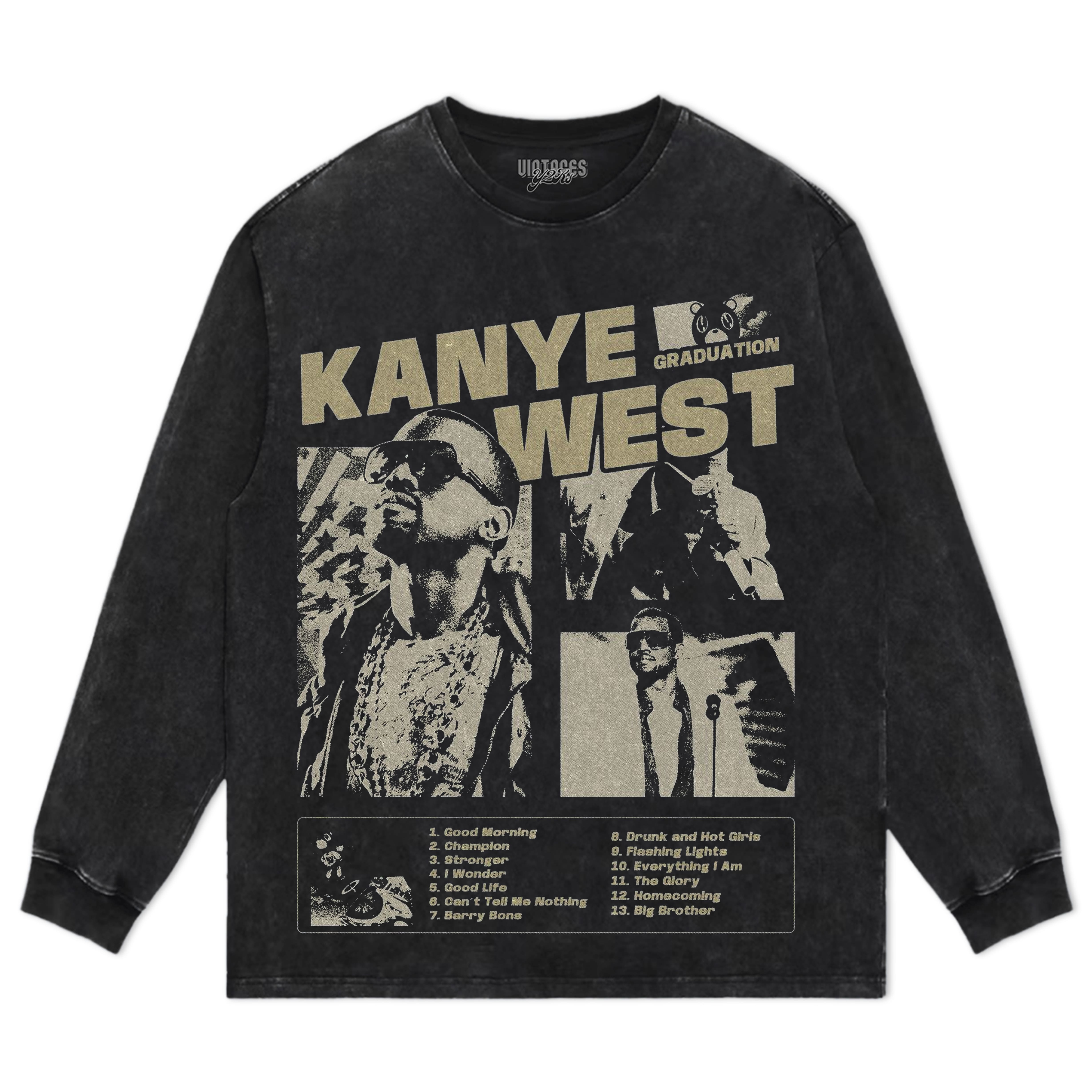 KANYE WEST - GRADUATION TEE & LS & HOODIE