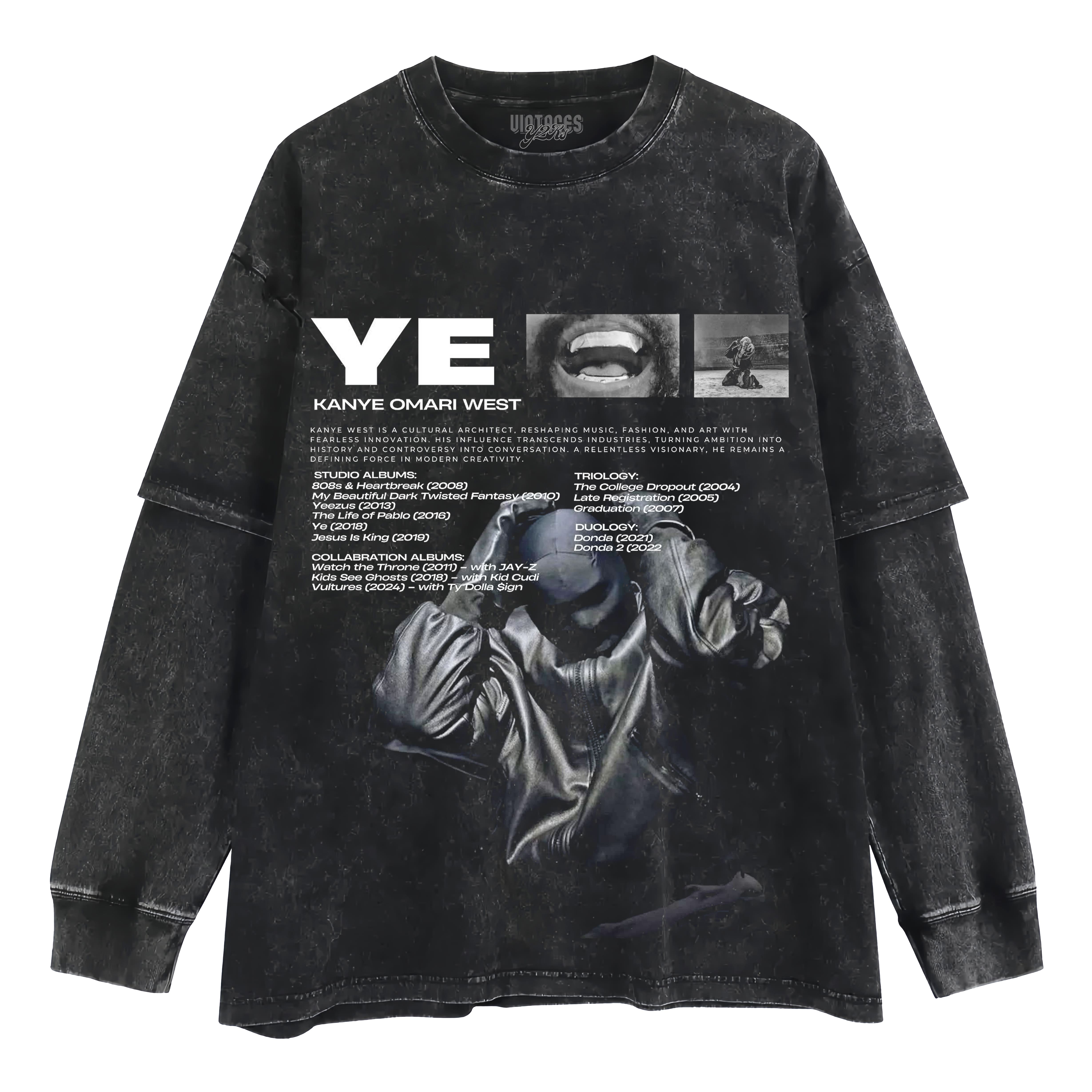 KANYE WEST V4 LAYERED LONG SLEEVE