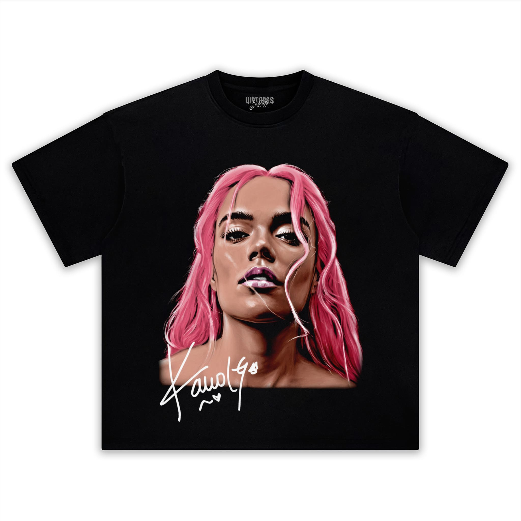 KAROL G BIG HEAD TANK TOP & TEE & LONG SLEEVE & LAYERED LS & HOODIE