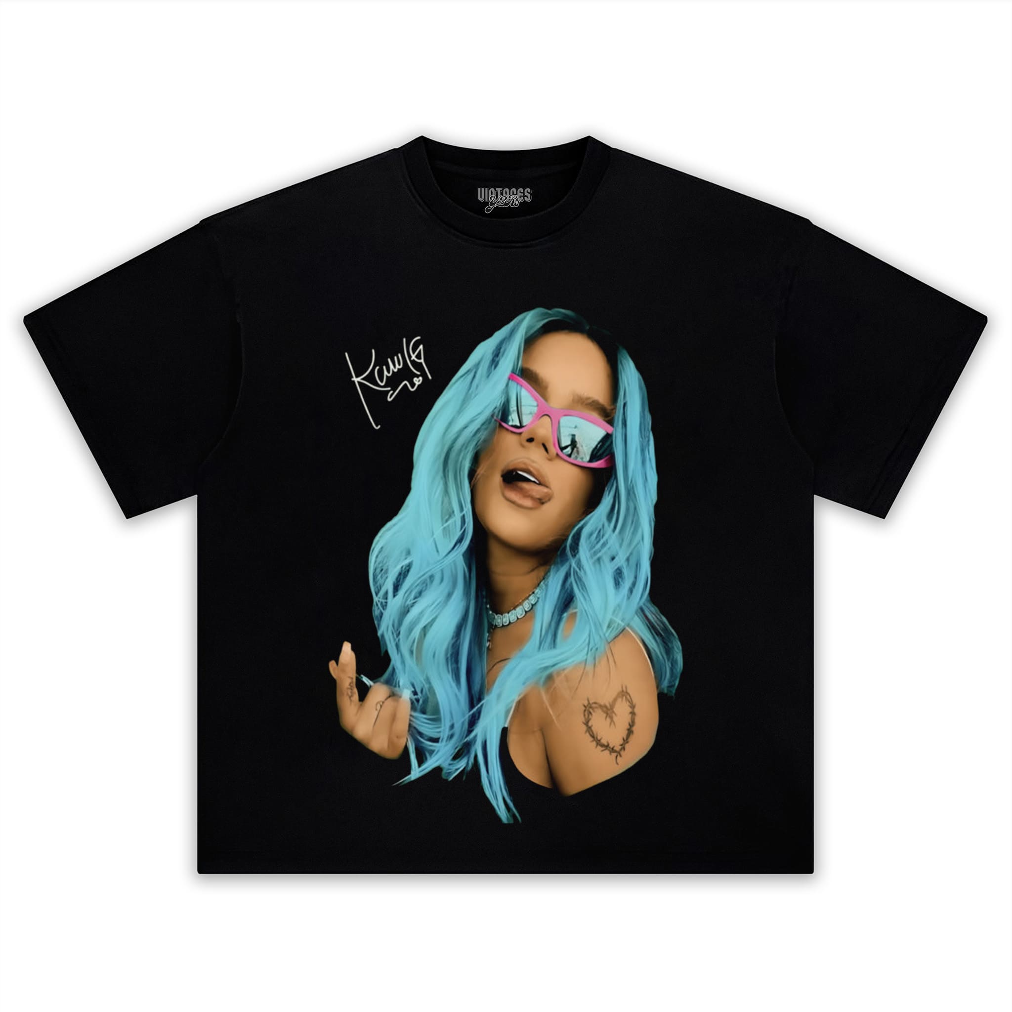 KAROL G LATIN MUSIC VINTAGE TANK TOP & TEE & LONG SLEEVE & LAYERED LS & HOODIE