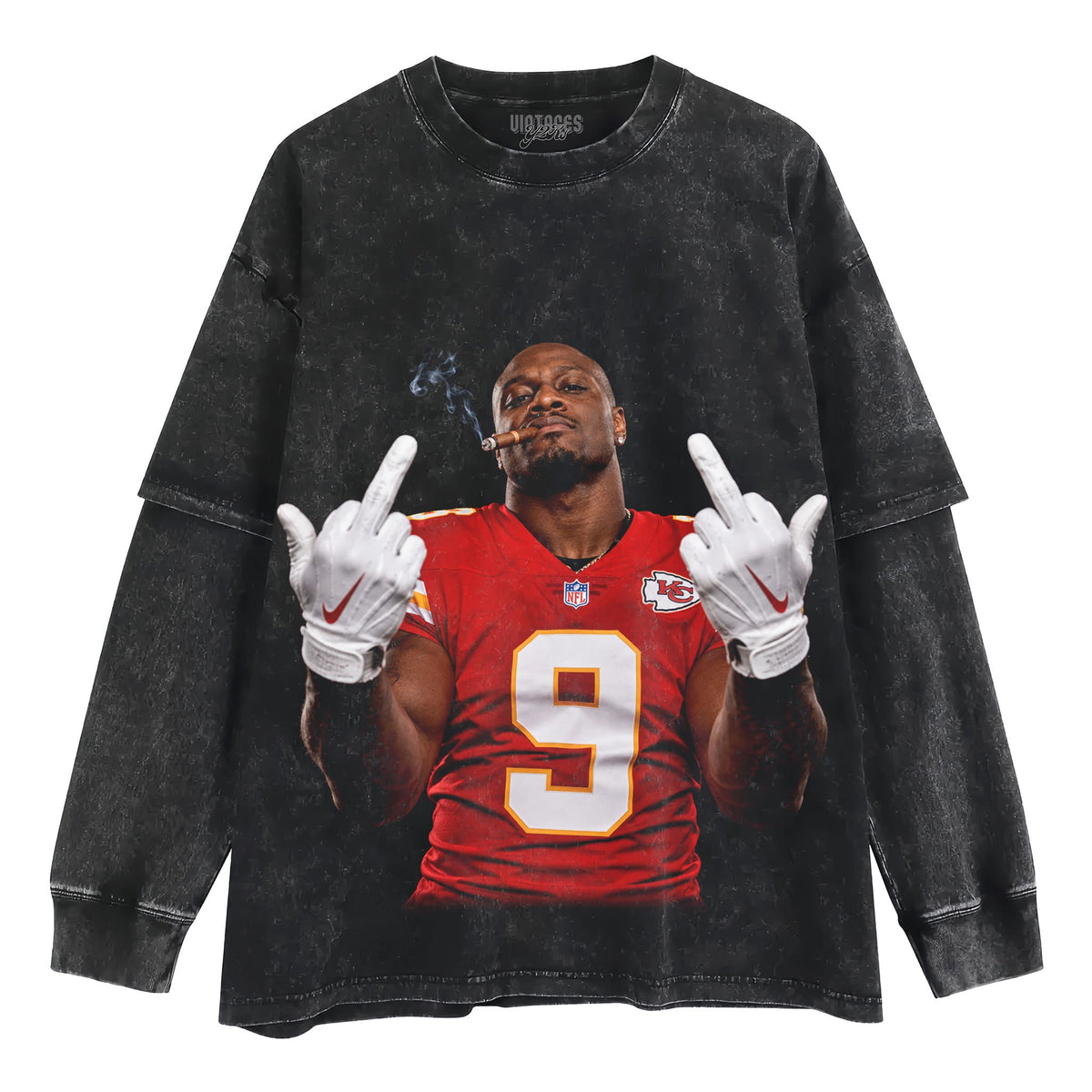 KENNETH WALKER III - MIDDLE FINGER TANK TOP & TEE & LONG SLEEVE & LAYERED LS & HOODIE