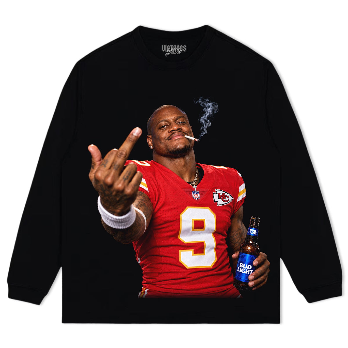 KENNETH WALKER III - MIDDLE FINGER V2 TANK TOP & TEE & LONG SLEEVE & LAYERED LS & HOODIE