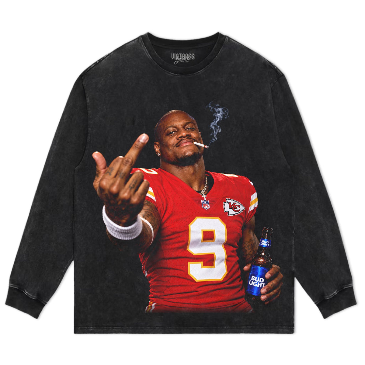 KENNETH WALKER III - MIDDLE FINGER V2 TANK TOP & TEE & LONG SLEEVE & LAYERED LS & HOODIE