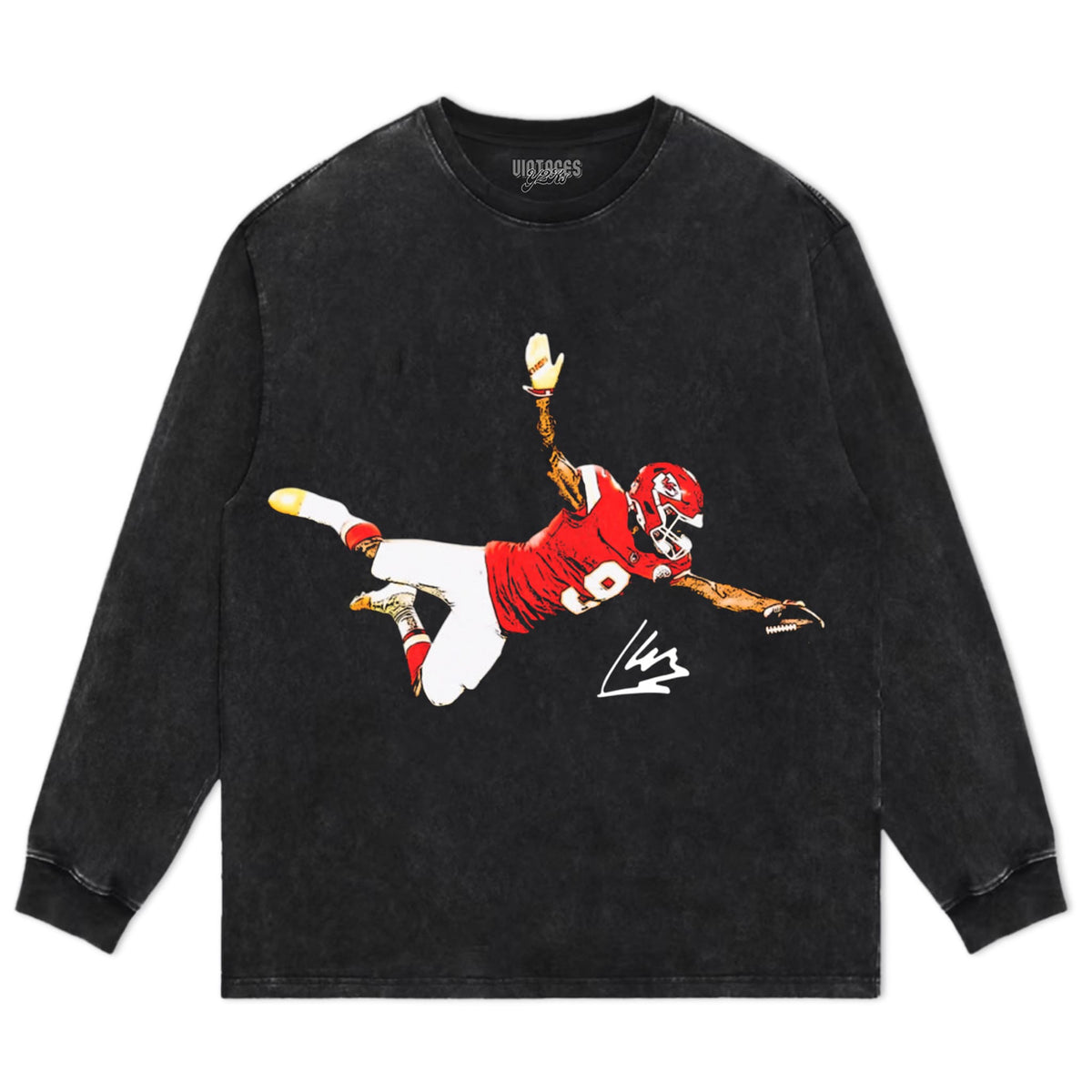 KENNETH WALKER III - THE CATCH - CHIEFS 2026 VINTAGE SIGNATURE TANK TOP & TEE & LONG SLEEVE & LAYERED LS & HOODIE