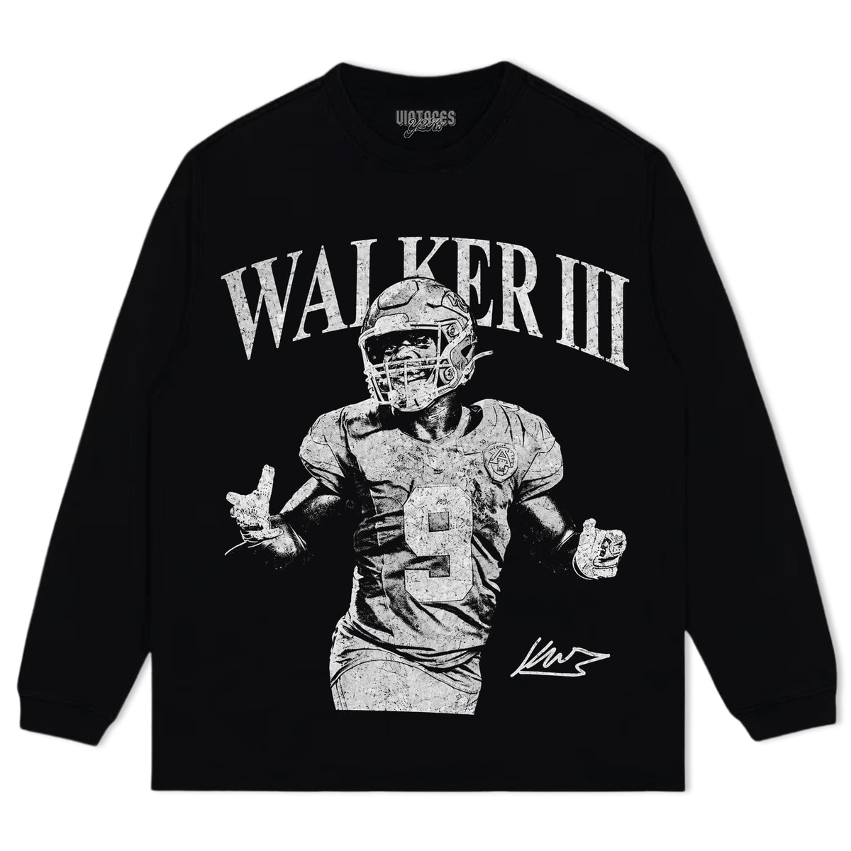 KENNETH WALKER III FOOTBALL VINTAGE TANK TOP & TEE & LONG SLEEVE & LAYERED LS & HOODIE