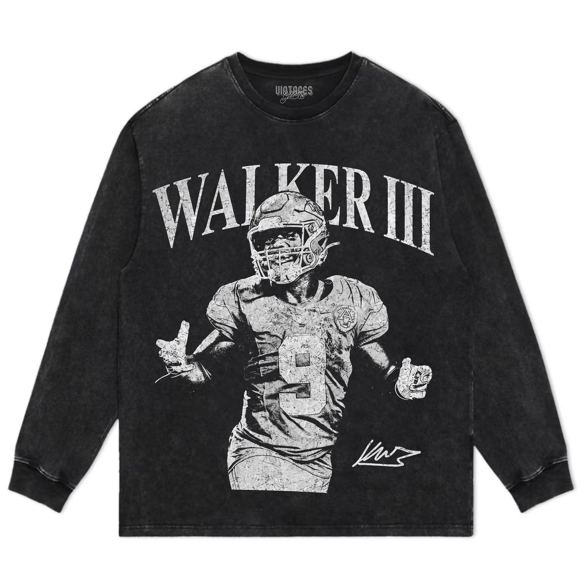 KENNETH WALKER III FOOTBALL VINTAGE TANK TOP & TEE & LONG SLEEVE & LAYERED LS & HOODIE