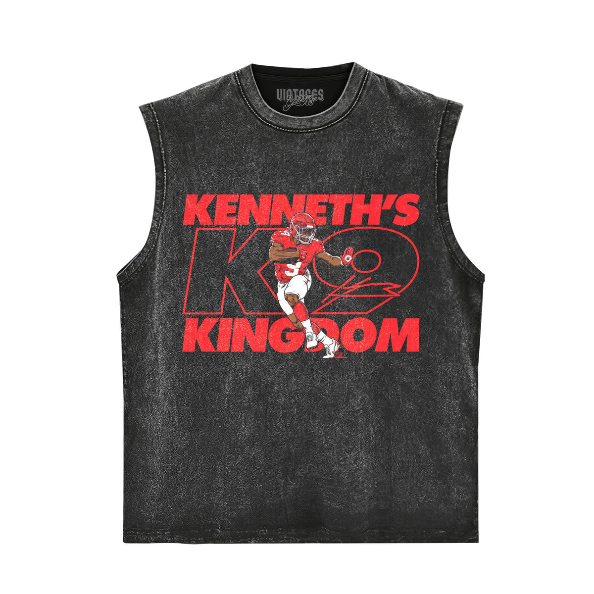 KENNETH WALKER III NAME NUMBER POSE TANK TOP & TEE & LONG SLEEVE & LAYERED LS & HOODIE