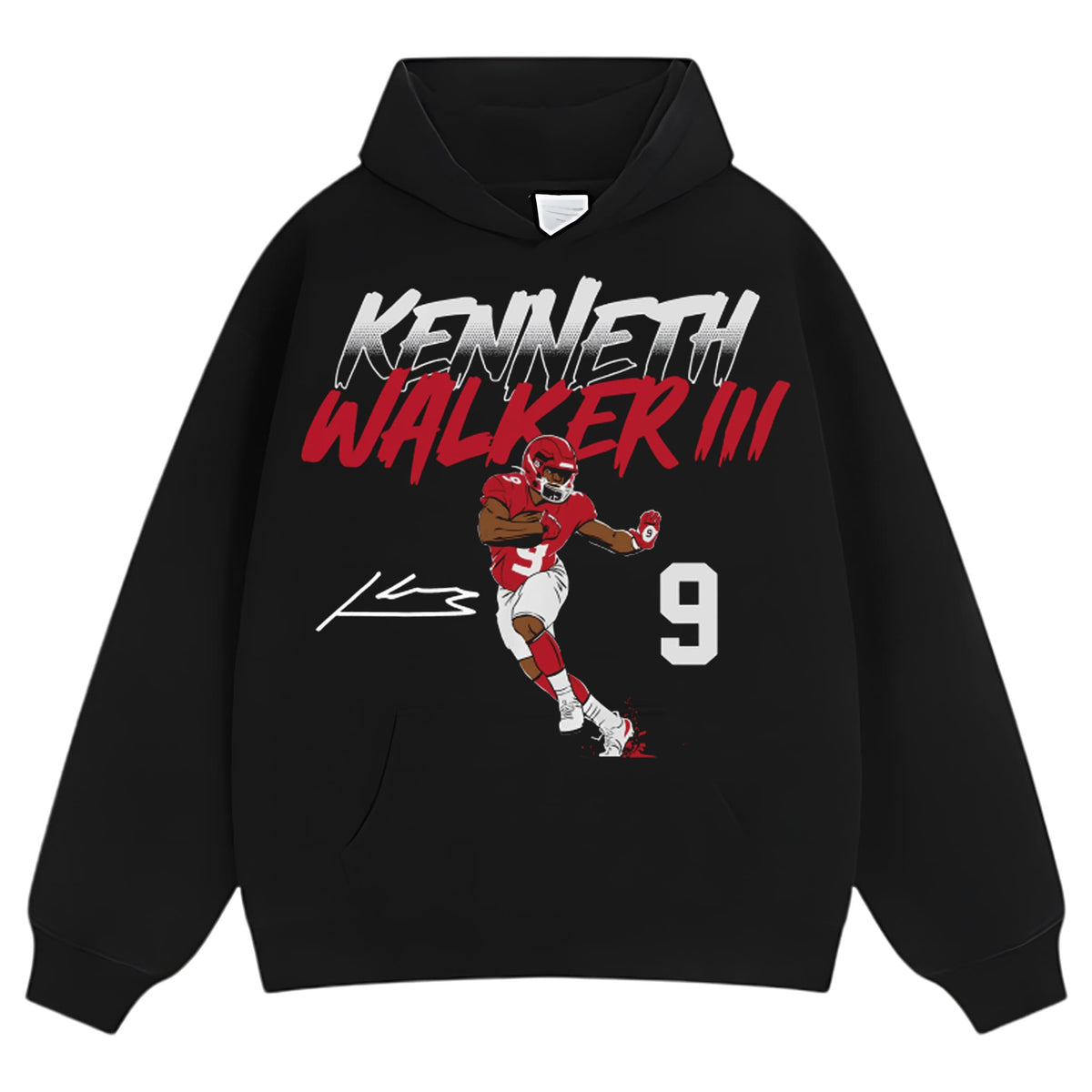 KENNETH WALKER III NAME NUMBER POSE V2 TANK TOP & TEE & LONG SLEEVE & LAYERED LS & HOODIE