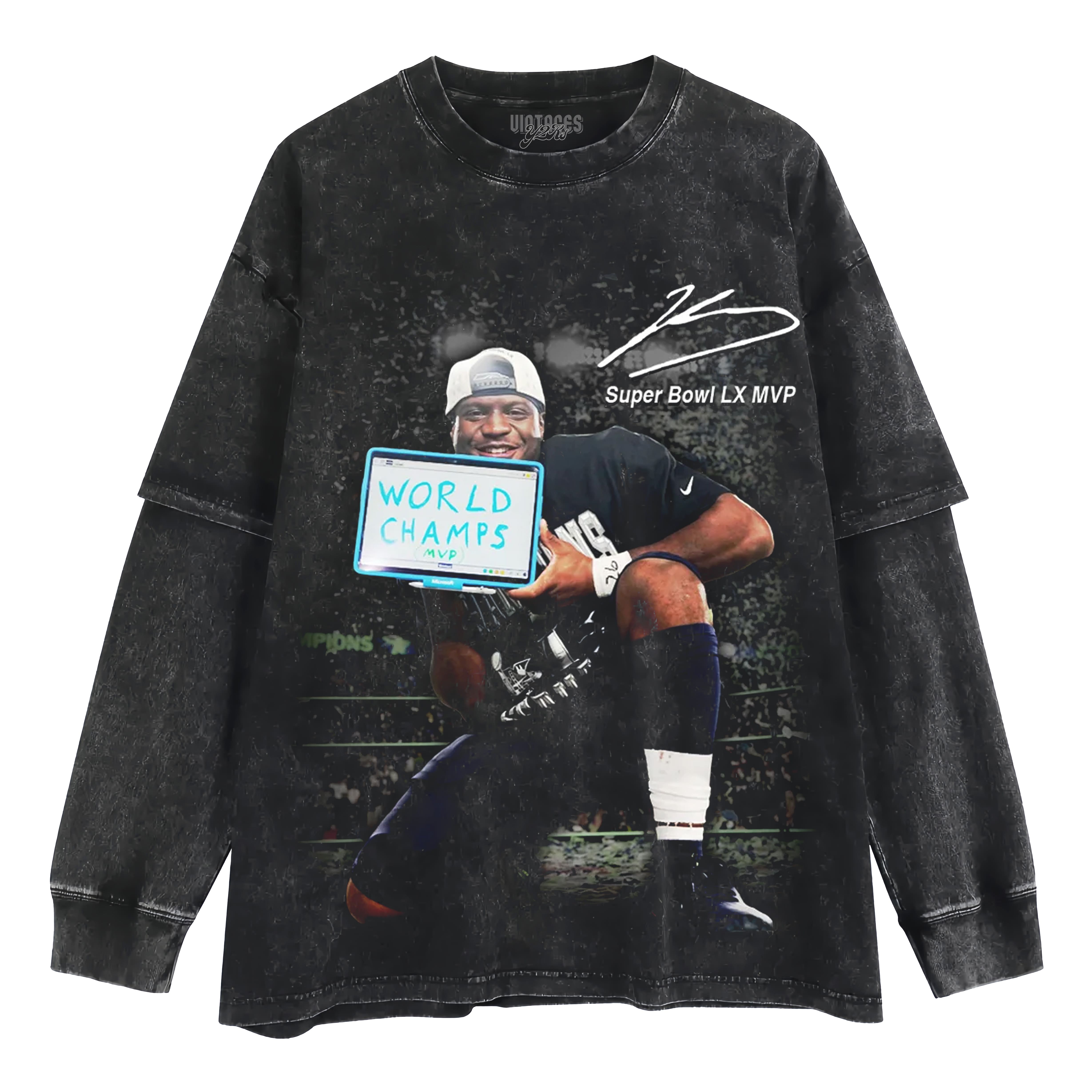 KENNETH WALKER III & SUPER BOWL LX MVP V3 LAYERED LONG SLEEVE