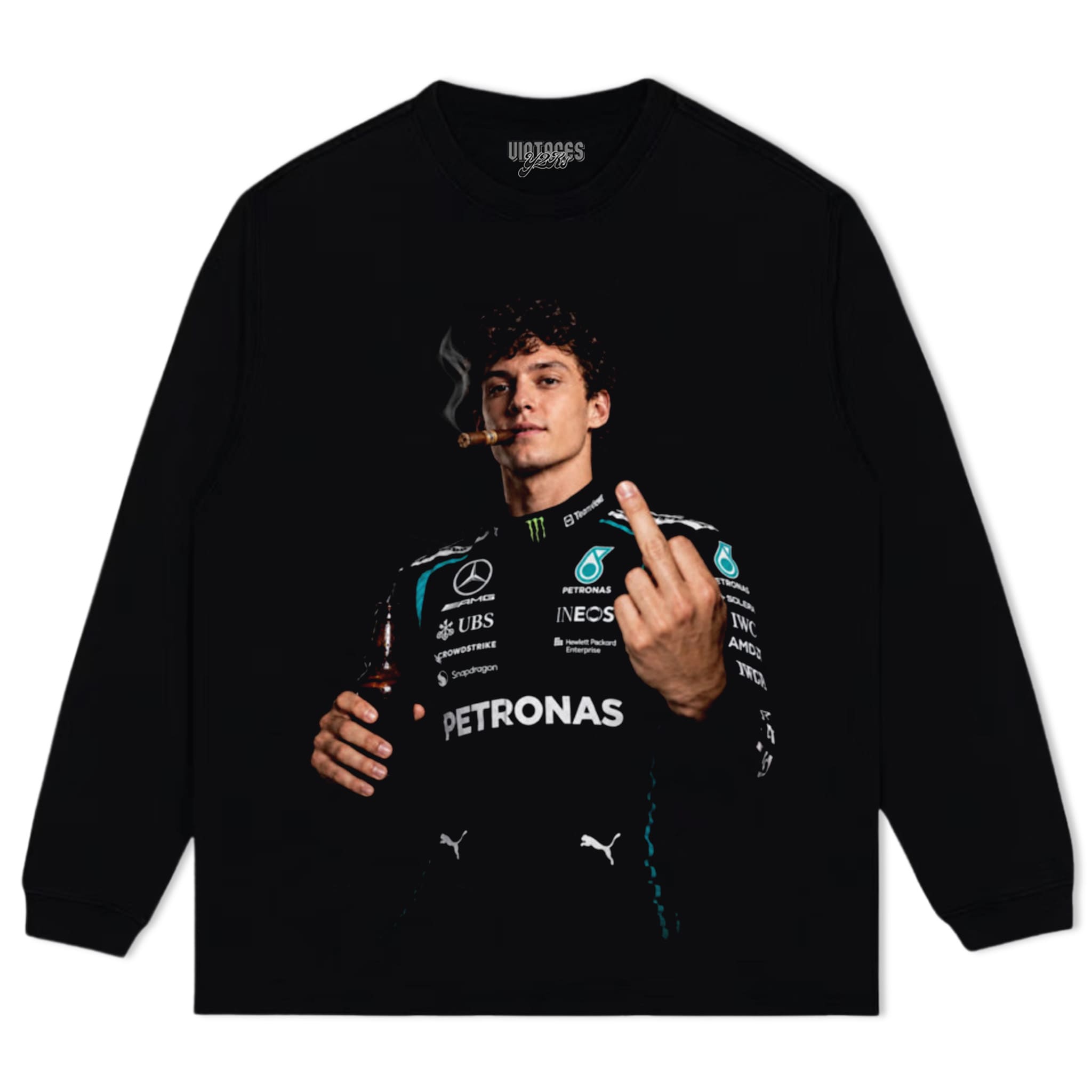 KIMI ANTONELLI MIDDLE FINGER TANK TOP & TEE & LONG SLEEVE & LAYERED LS & HOODIE