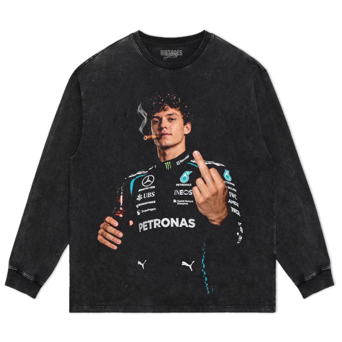 KIMI ANTONELLI MIDDLE FINGER TANK TOP & TEE & LONG SLEEVE & LAYERED LS & HOODIE