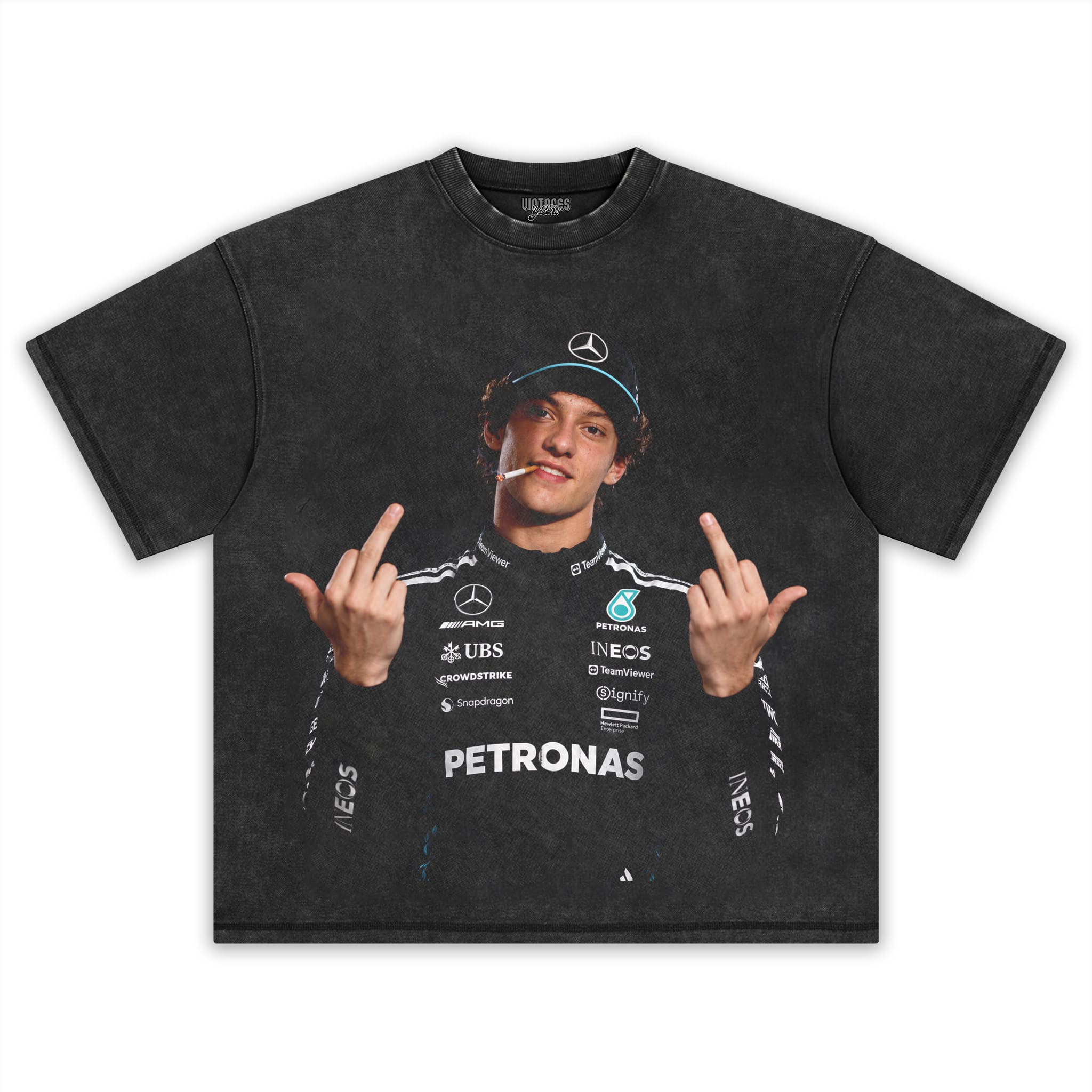 KIMI ANTONELLI MIDDLE FINGER V2 TANK TOP & TEE & LONG SLEEVE & LAYERED LS & HOODIE