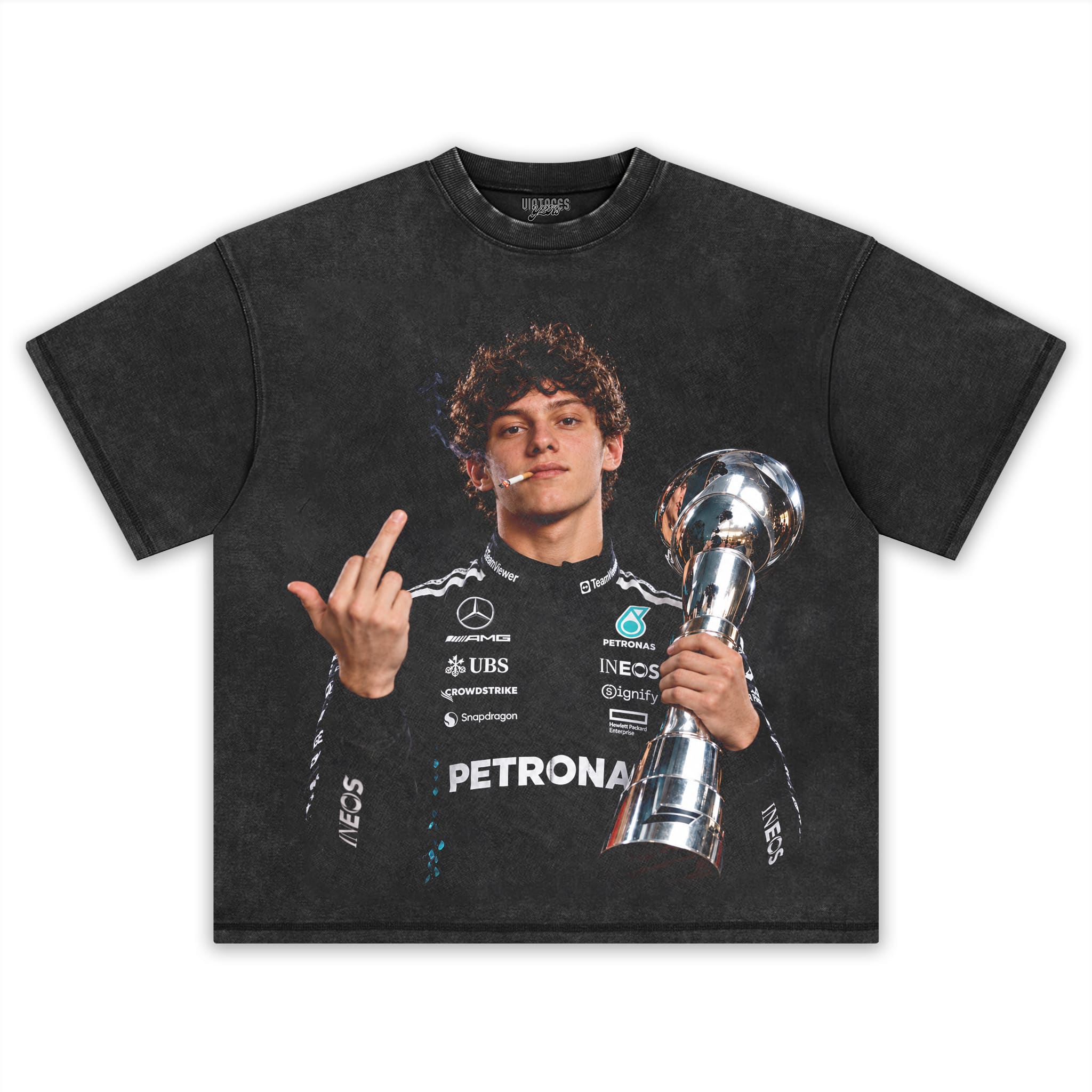 KIMI ANTONELLI MIDDLE FINGER V3 TANK TOP & TEE & LONG SLEEVE & LAYERED LS & HOODIE