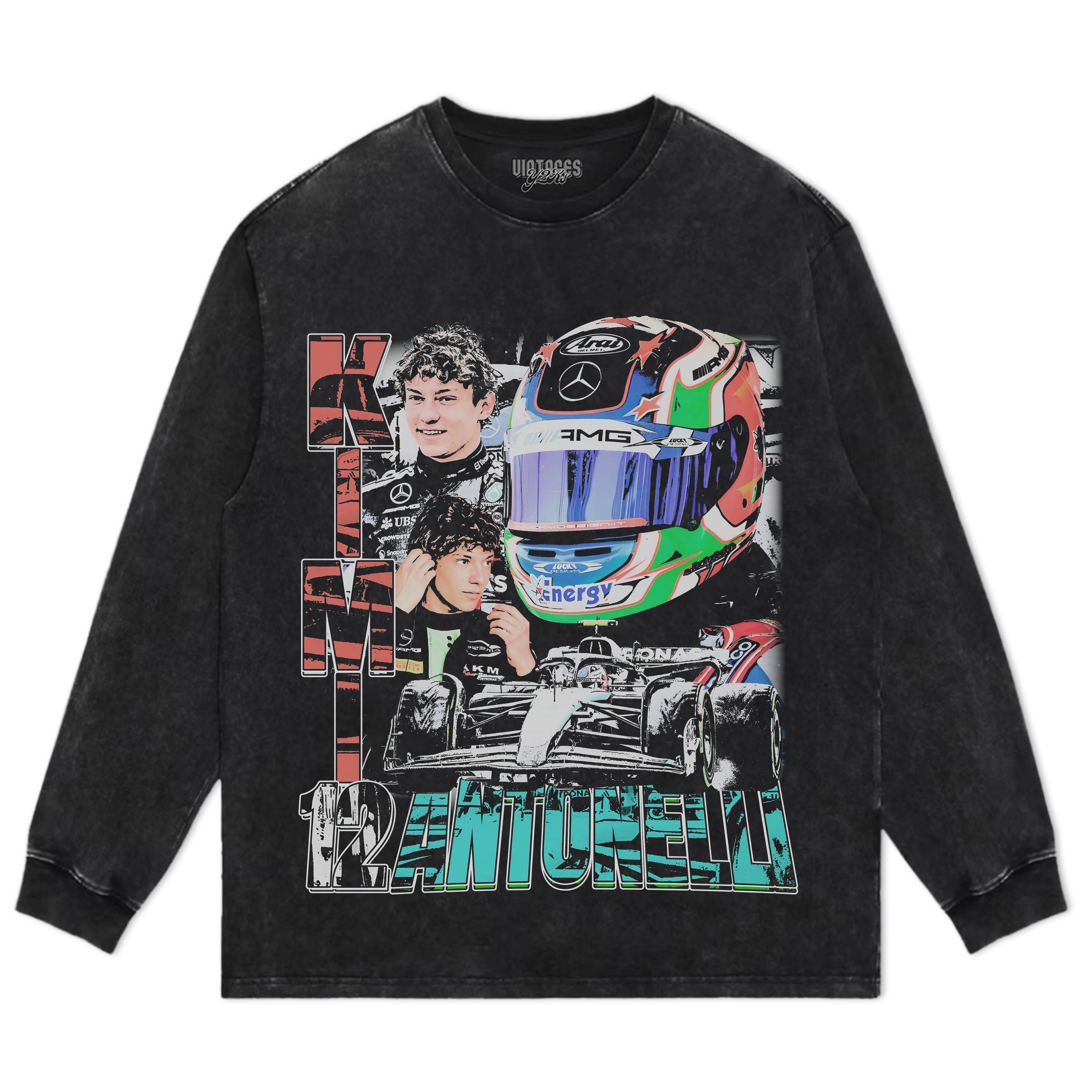 KIMI ANTONELLI VINTAGE V3 TANK TOP & TEE & LONG SLEEVE & LAYERED LS & HOODIE