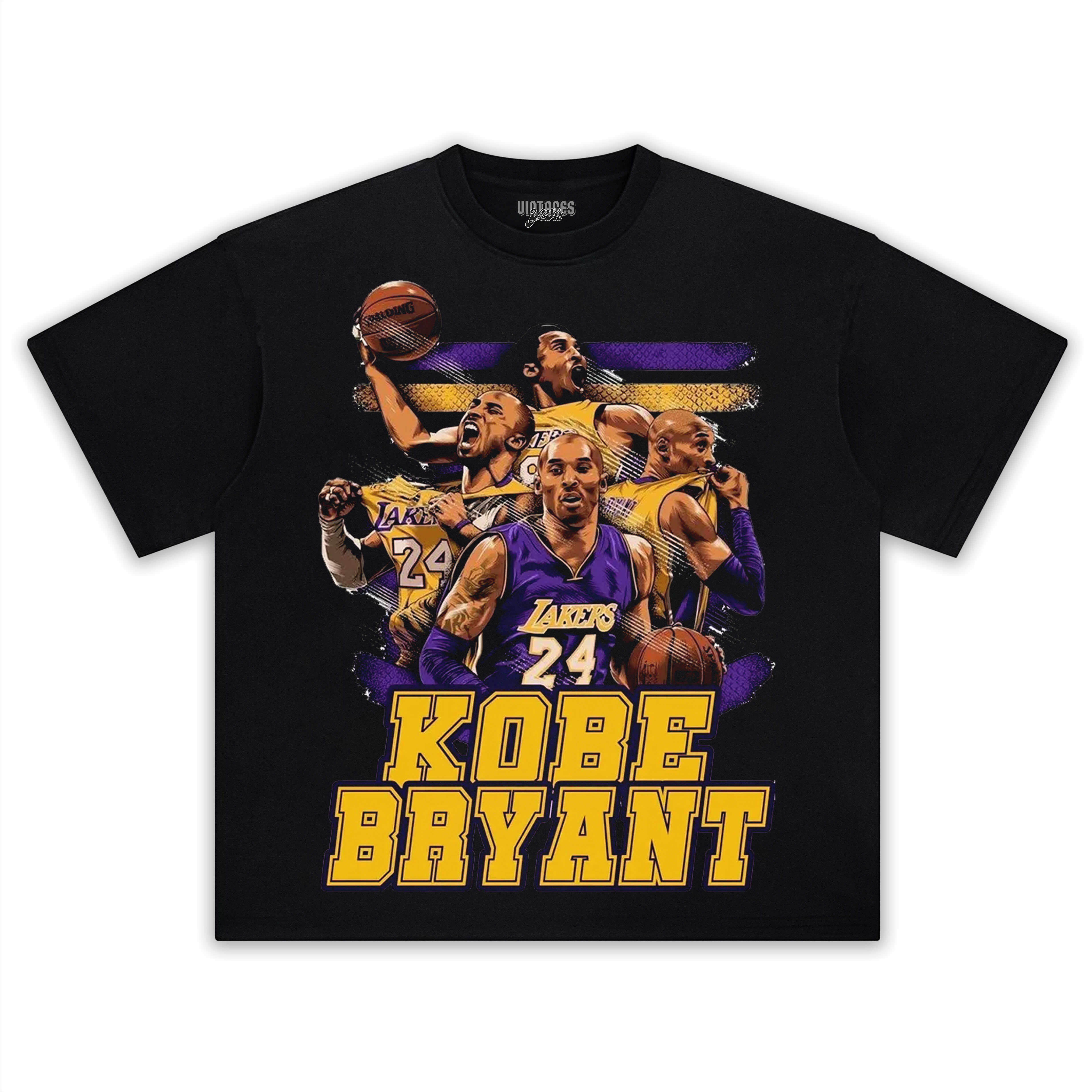 KOBE BRYANT BLACK MAMBA VINTAGE TEE V3 & LS & HOODIE