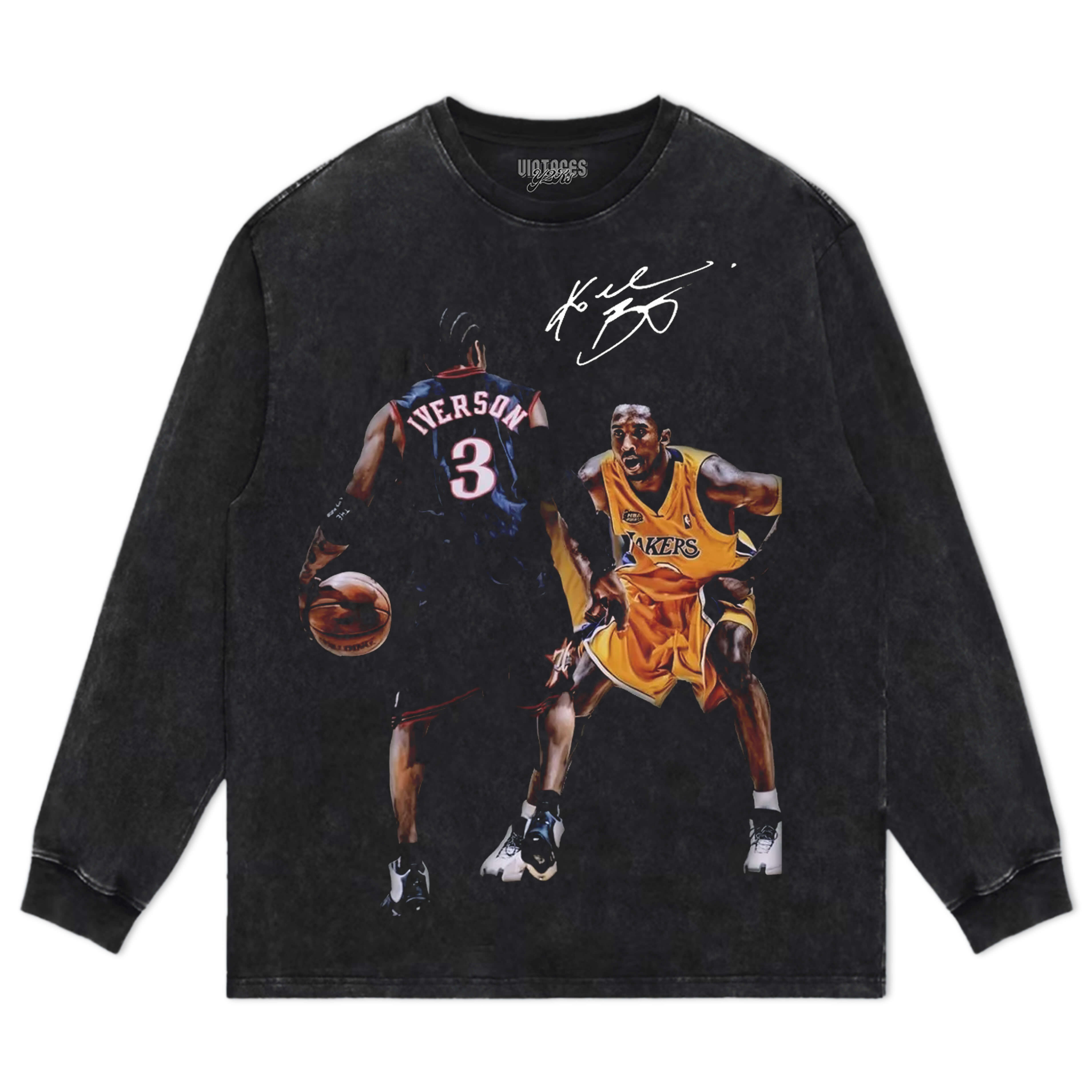 KOBE BRYANT BLACK MAMBA VINTAGE TEE V4 & LS & HOODIE