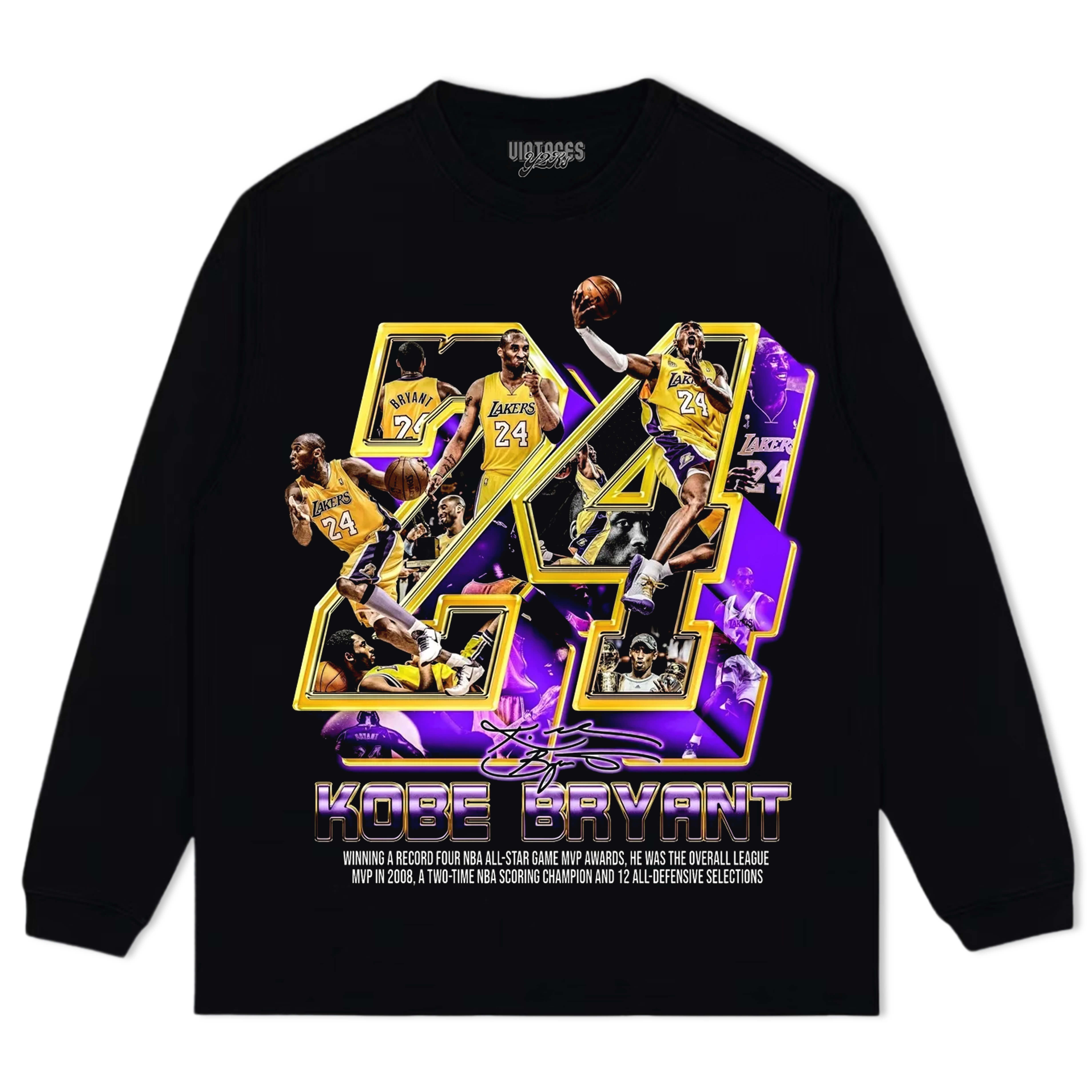 KOBE BRYANT BLACK MAMBA VINTAGE TEE & LS & HOODIE