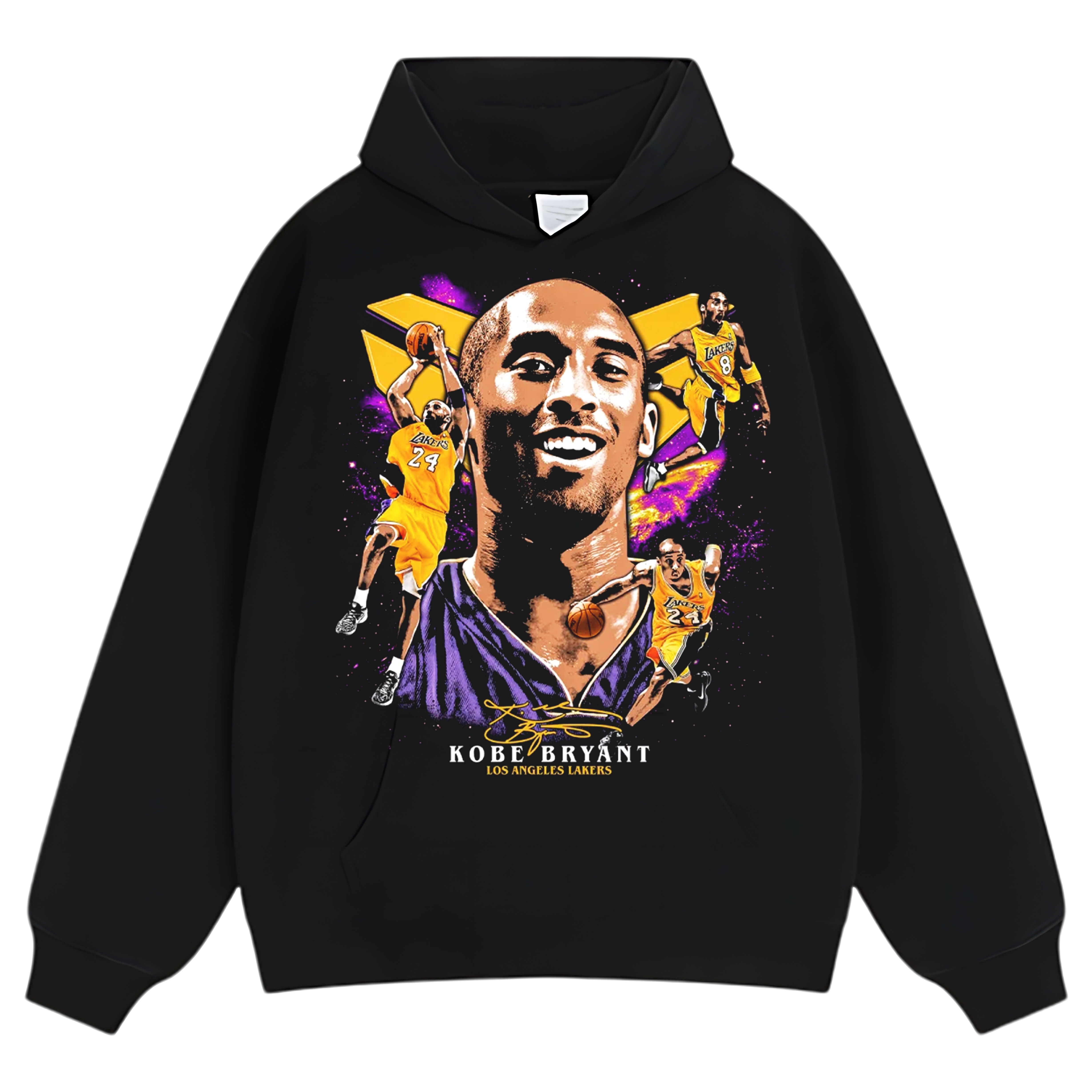 KOBE BRYANT MAMBA LOS ANGELS LAKERS VINTAGE V3 TEE & LS & HOODIE