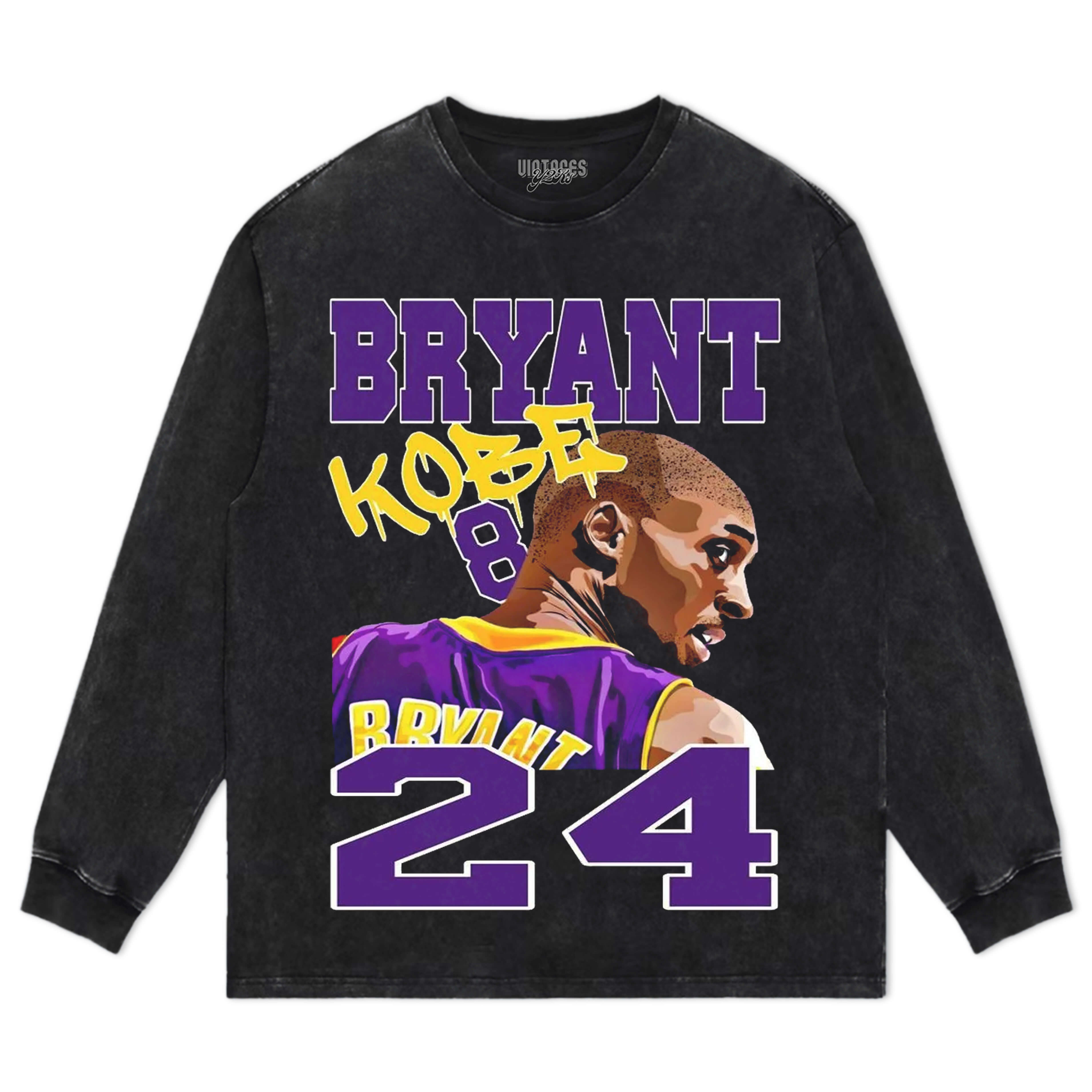 KOBE BRYANT BLACK MAMBA VINTAGE TEE V2 & LS & HOODIE