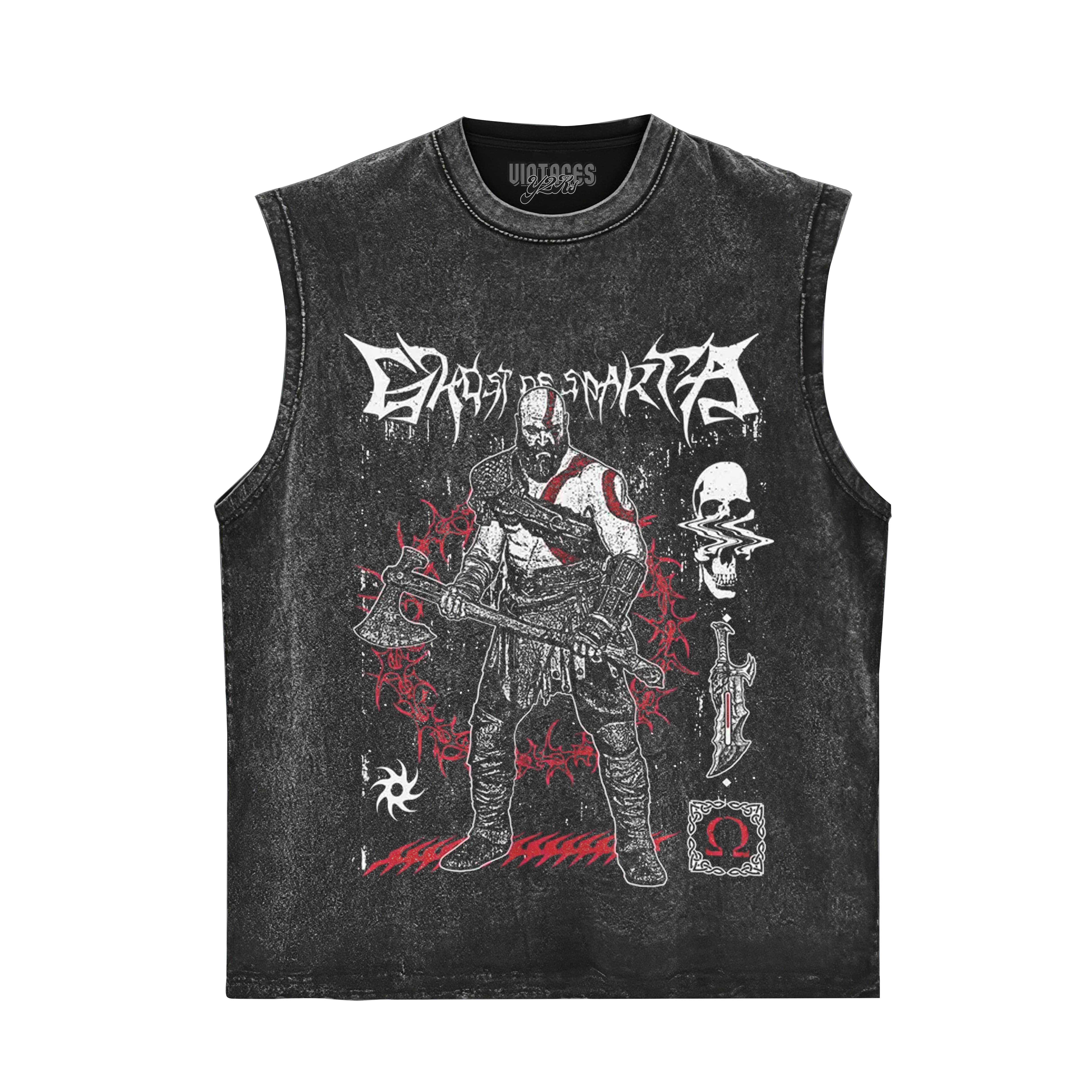 KRATOS GOD OF WAR TANK TOP & TEE & LONG SLEEVE & LAYERED LS & HOODIE