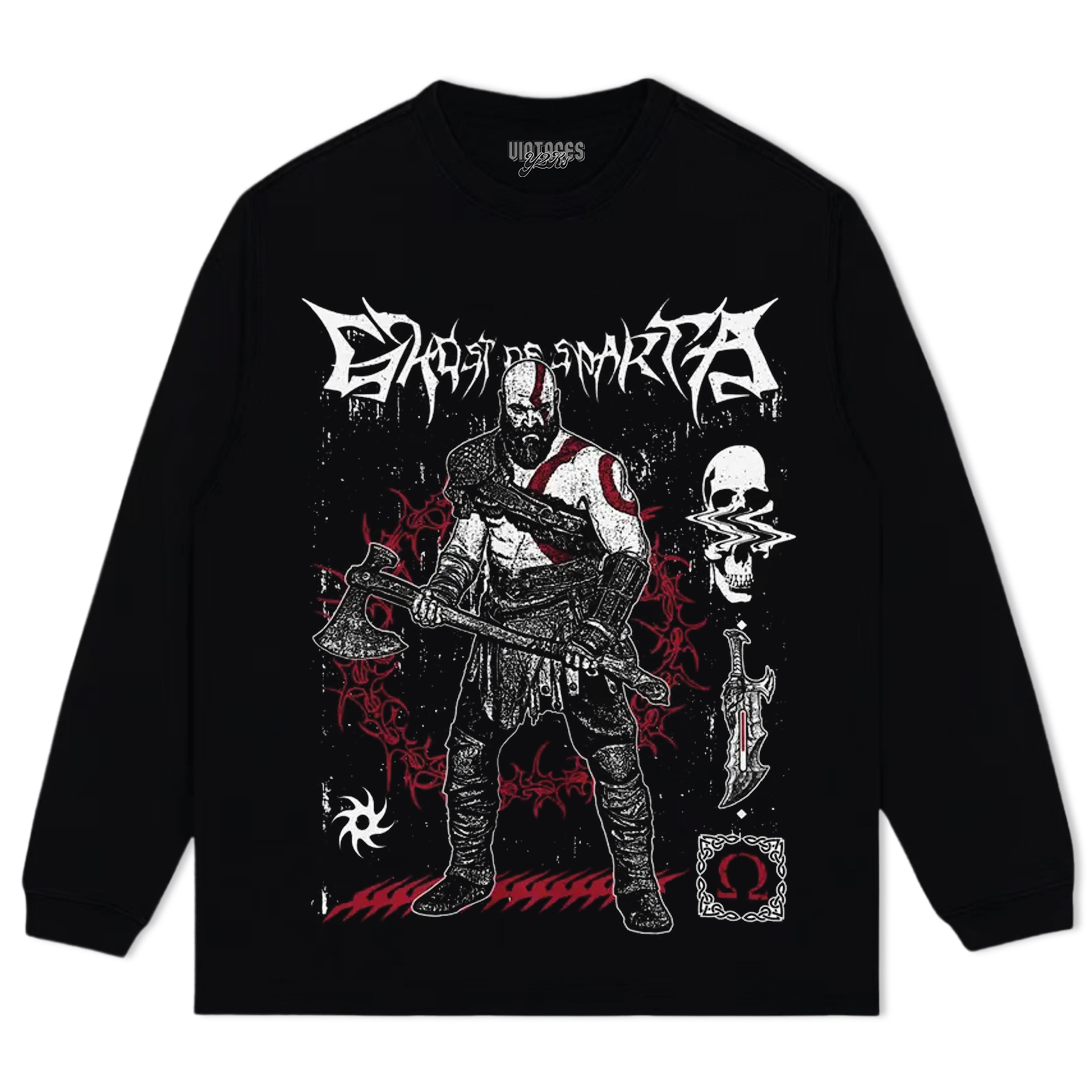 KRATOS GOD OF WAR TANK TOP & TEE & LONG SLEEVE & LAYERED LS & HOODIE