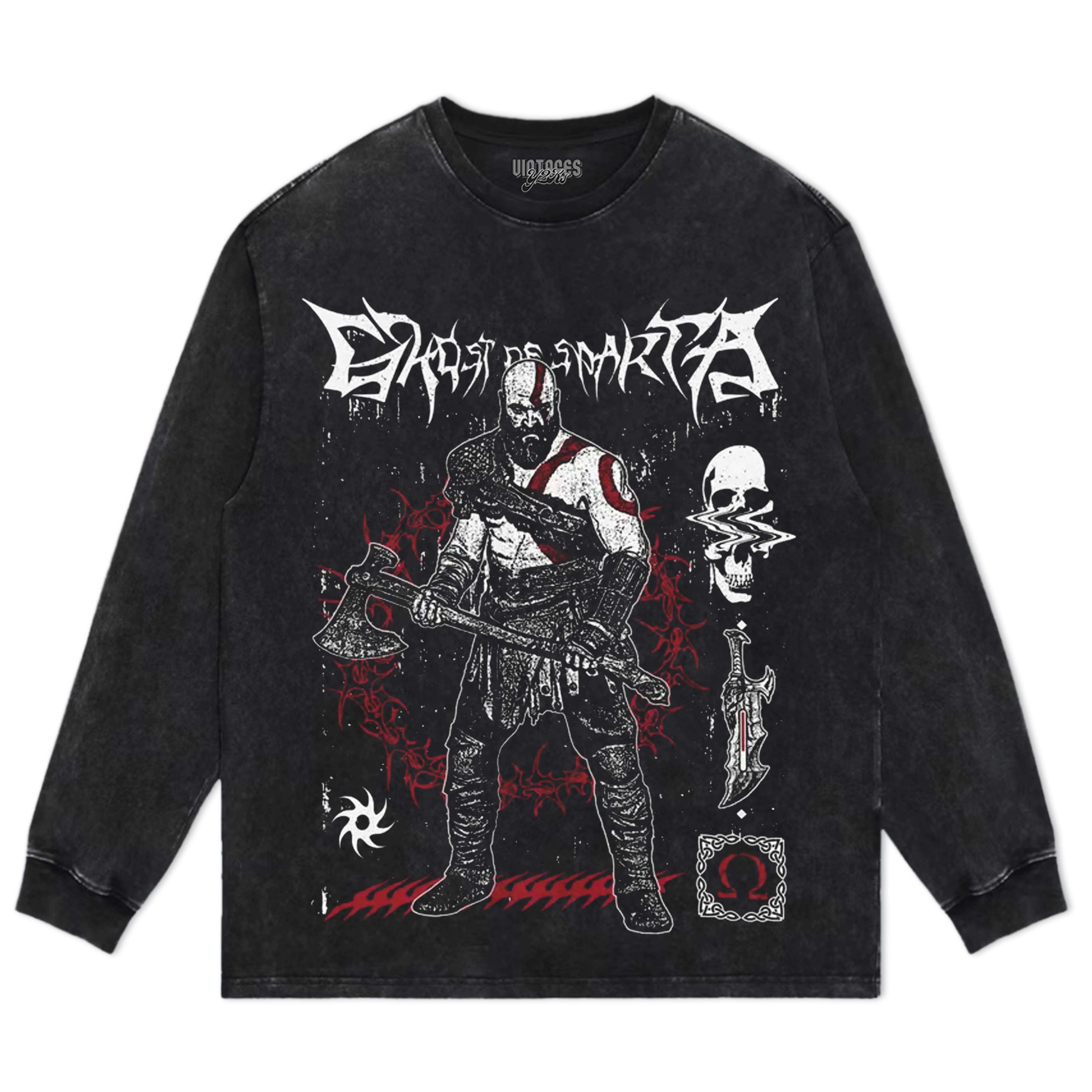KRATOS GOD OF WAR TANK TOP & TEE & LONG SLEEVE & LAYERED LS & HOODIE